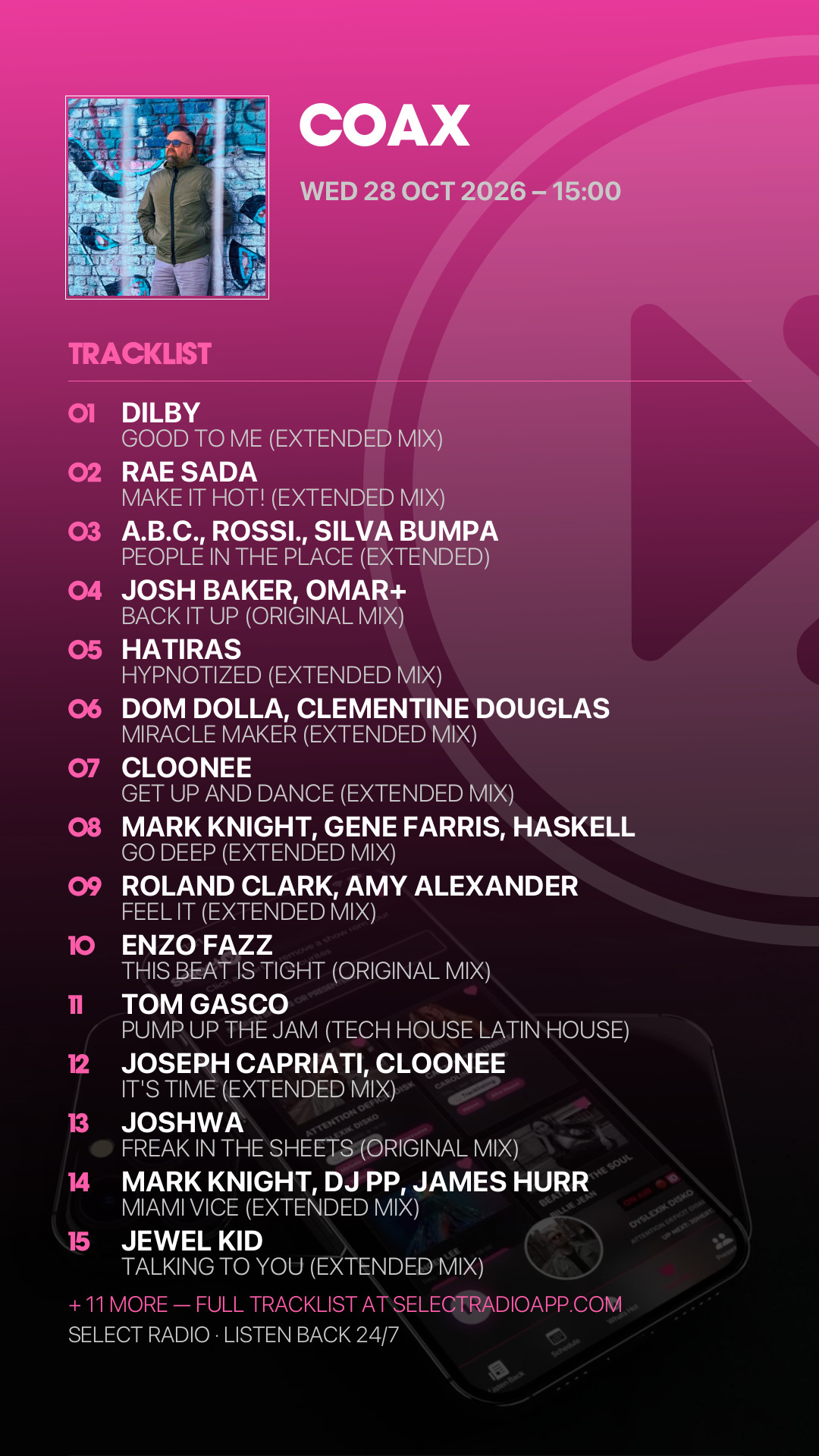 Tracklist Story Preview