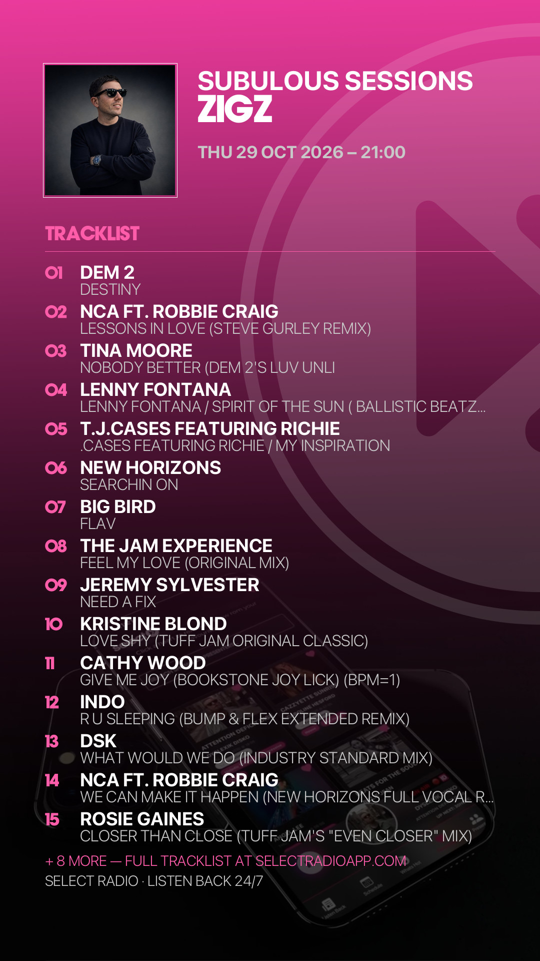 Tracklist Story Preview