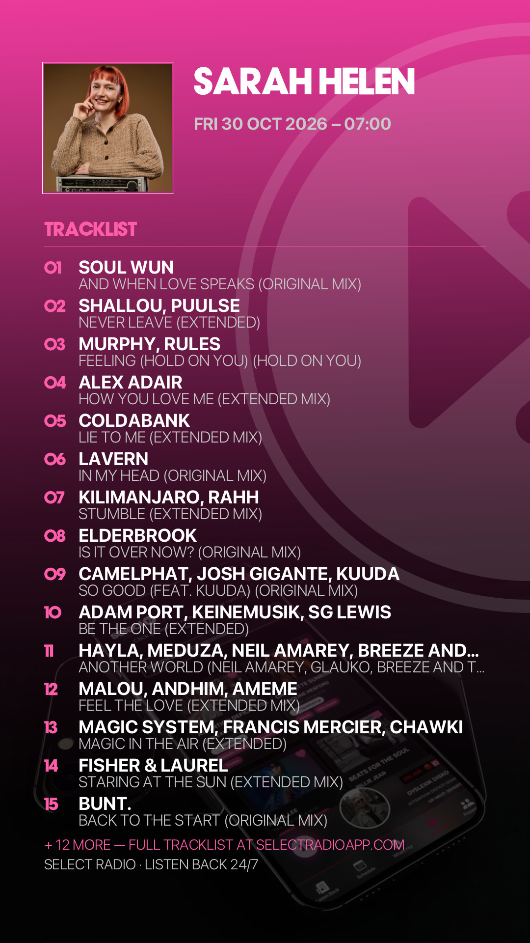 Tracklist Story Preview