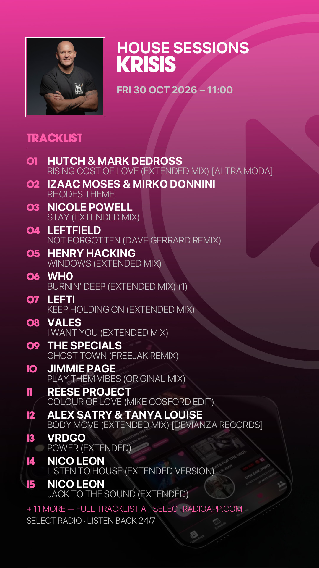 Tracklist Story Preview