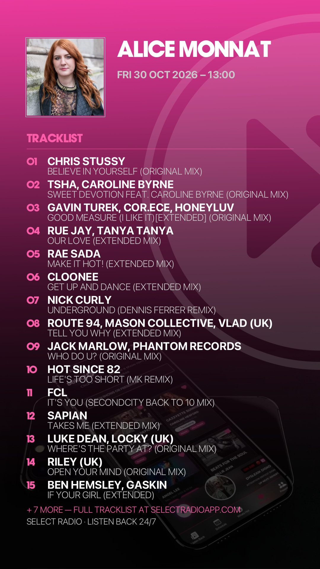 Tracklist Story Preview
