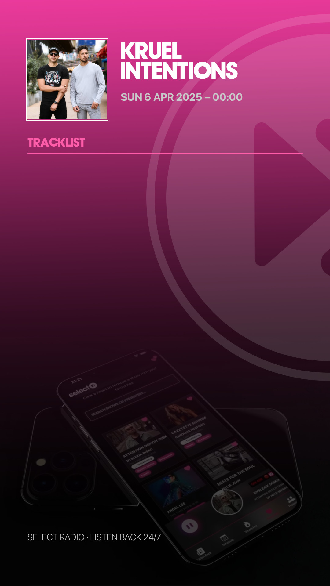 Tracklist Story Preview