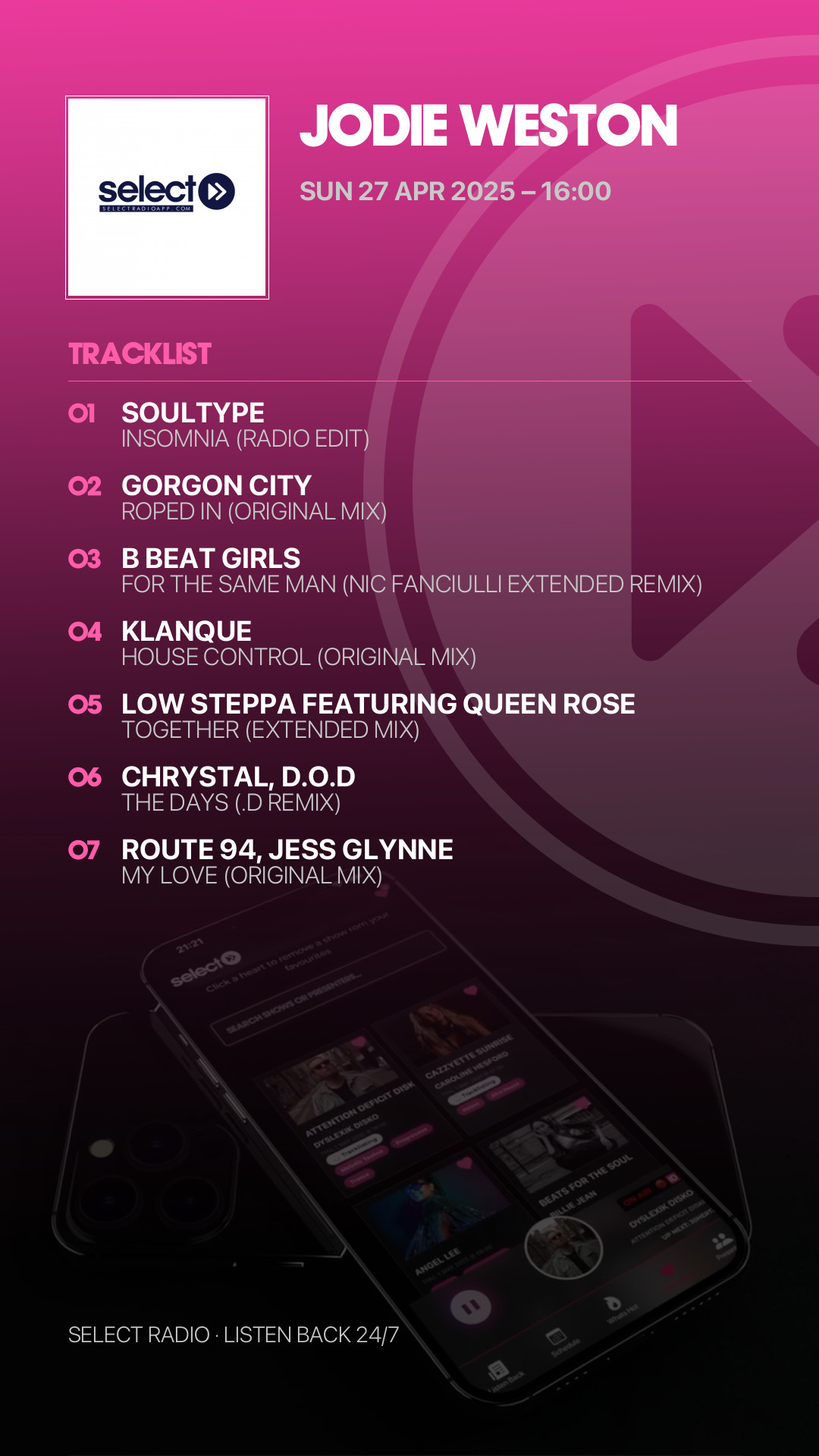 Tracklist Story Preview
