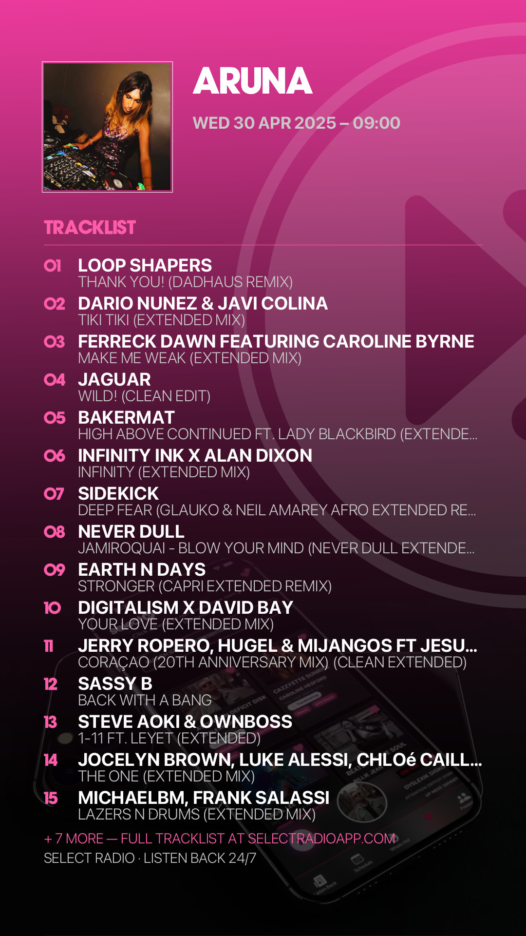Tracklist Story Preview