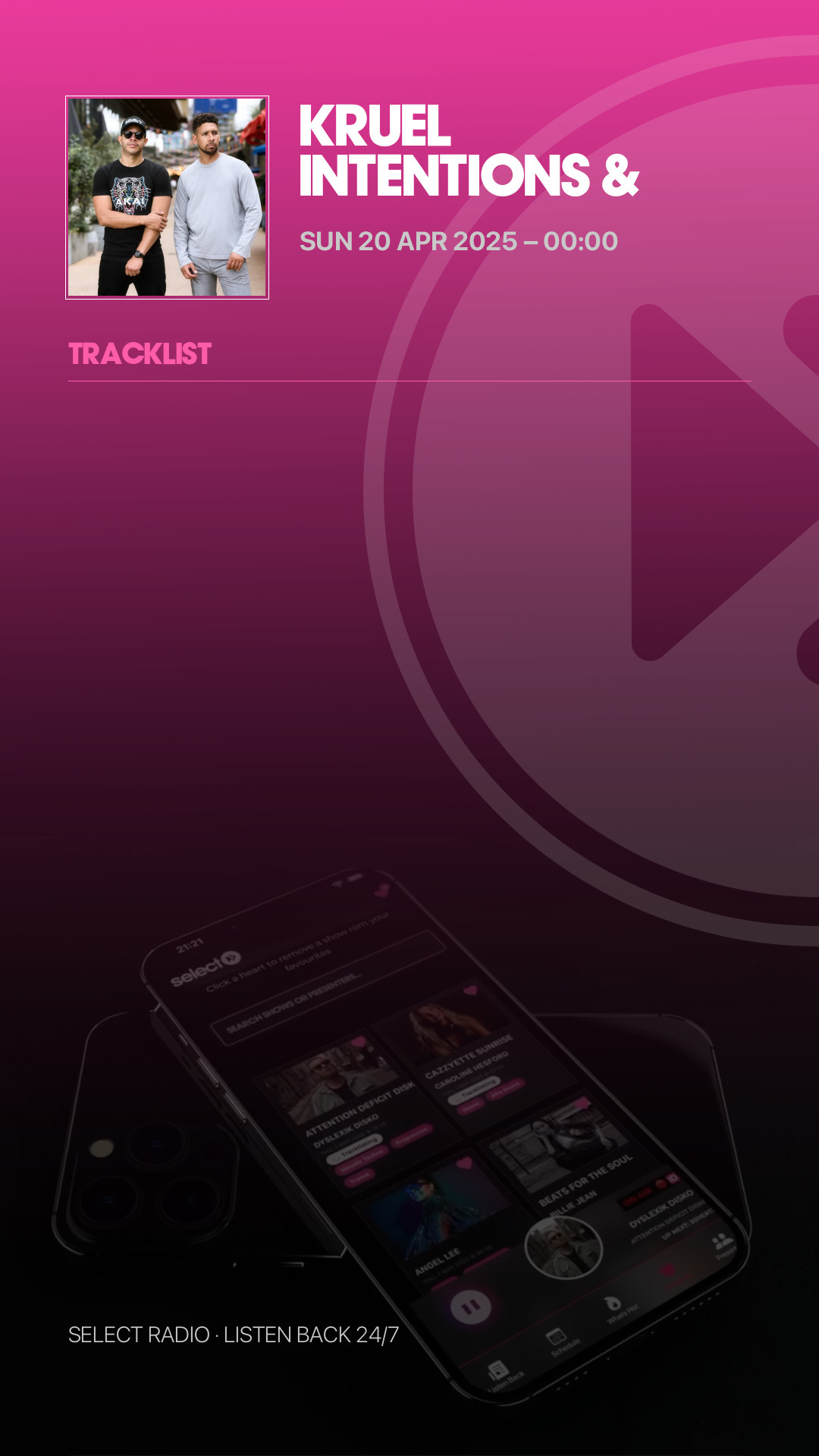 Tracklist Story Preview