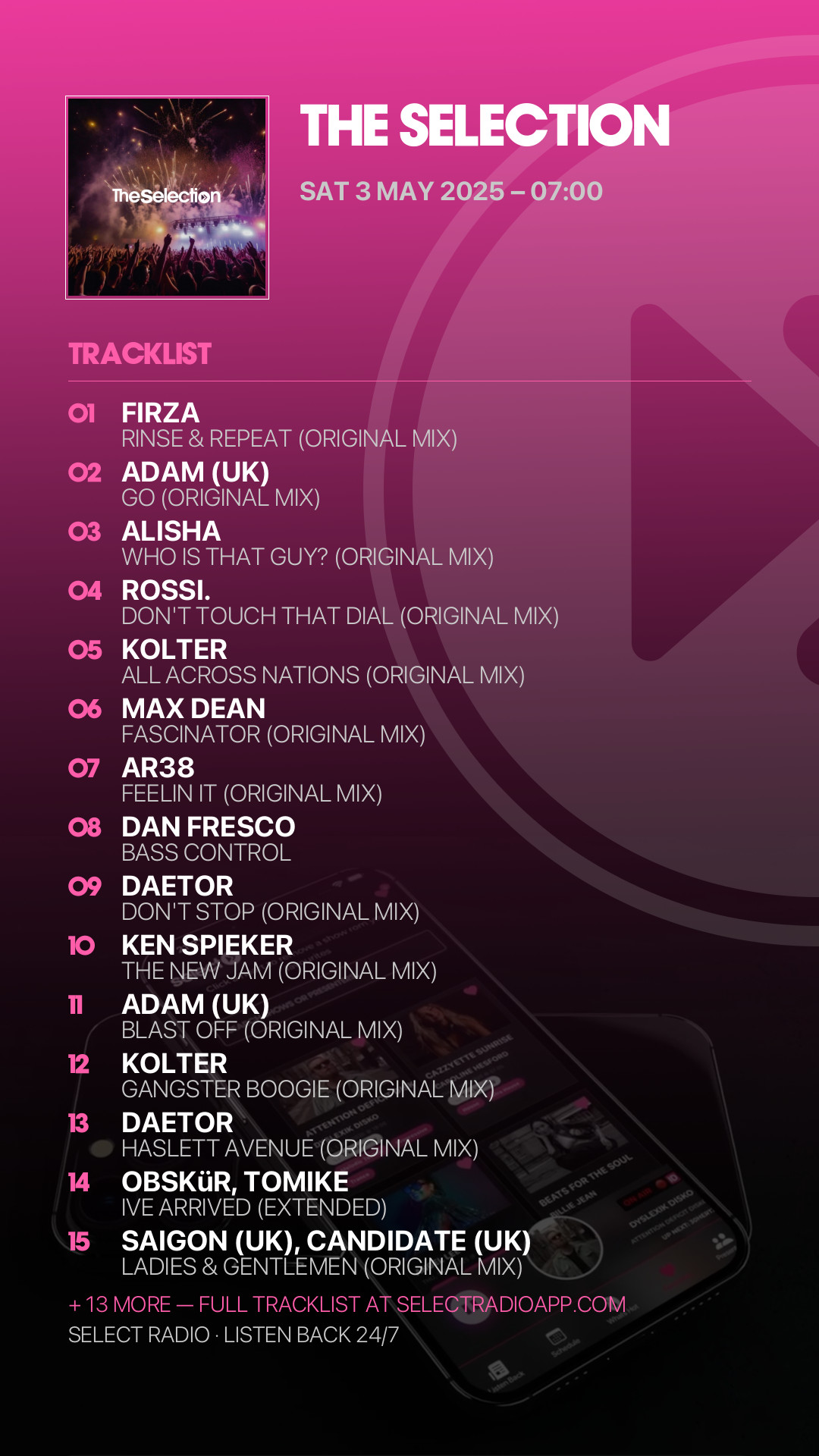Tracklist Story Preview