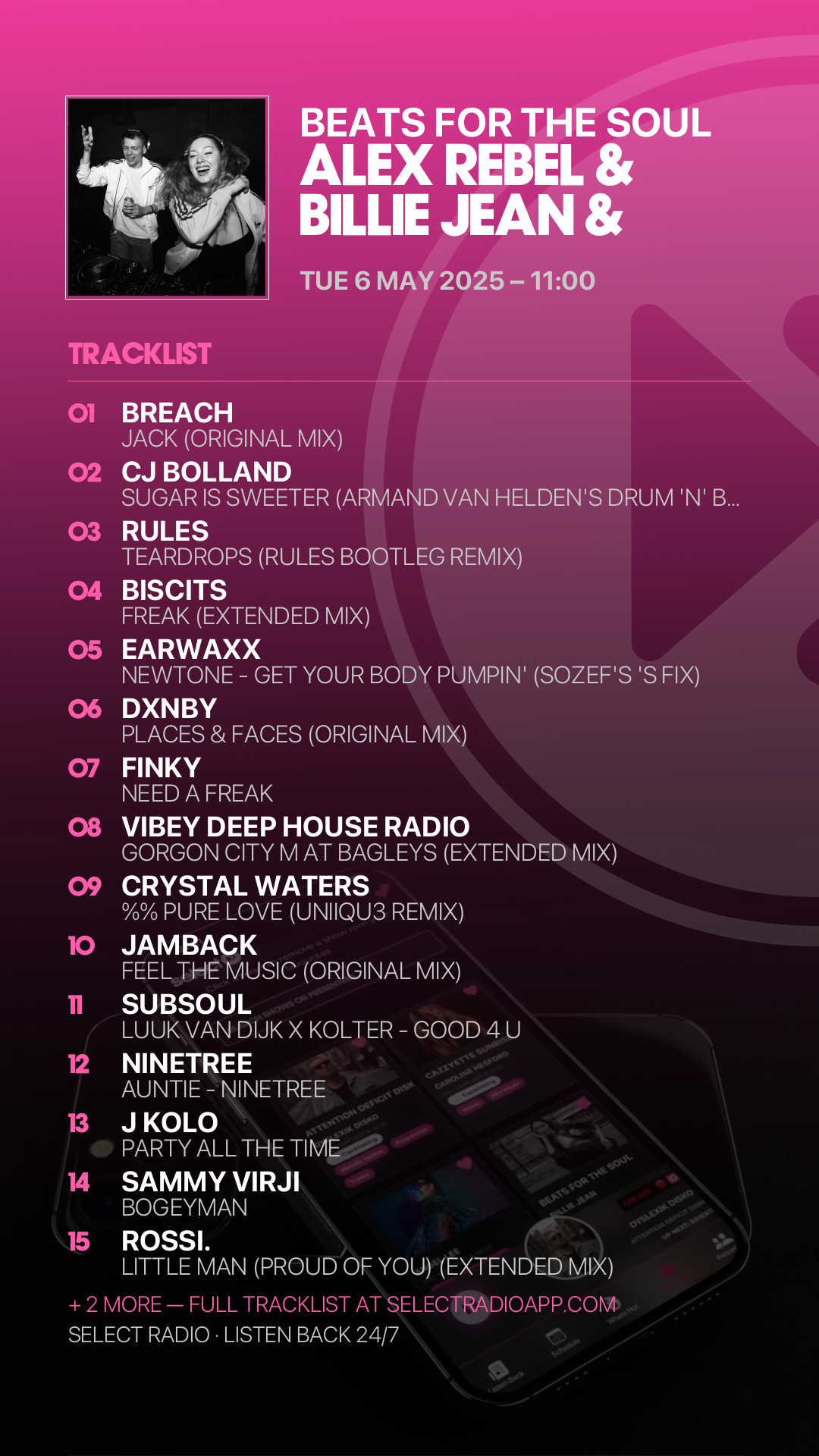 Tracklist Story Preview