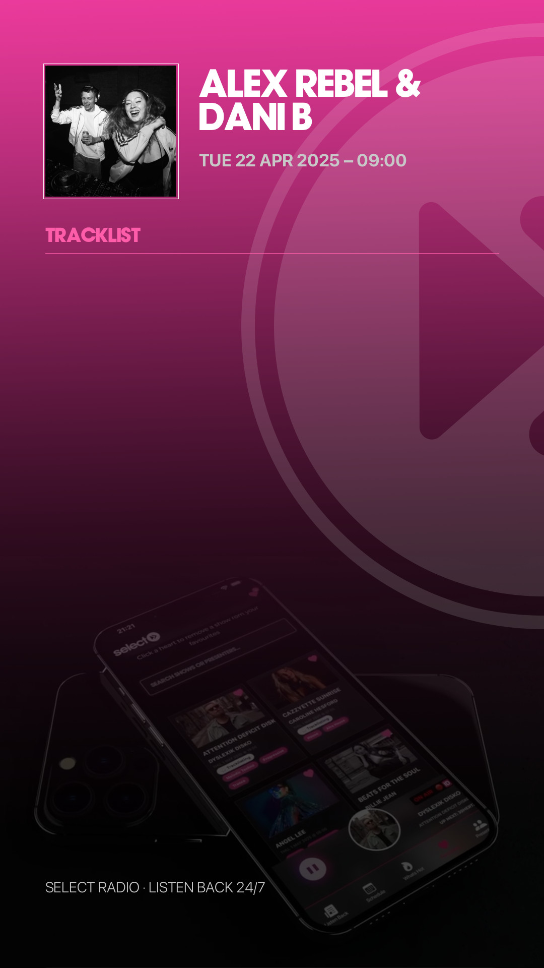 Tracklist Story Preview