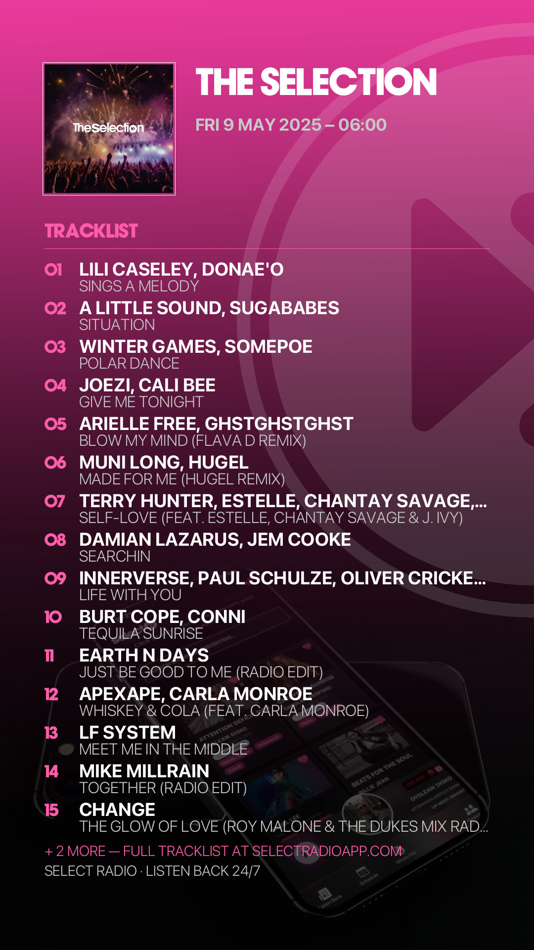 Tracklist Story Preview