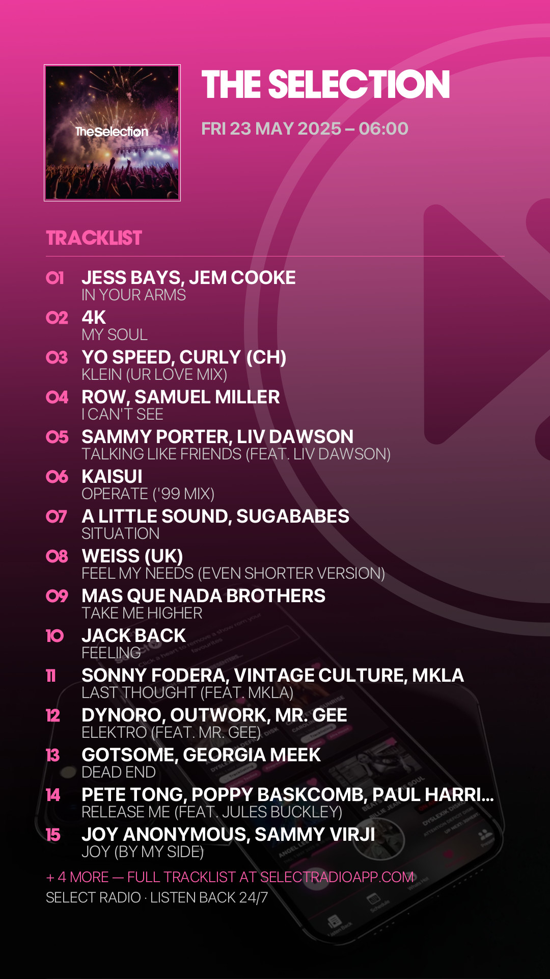 Tracklist Story Preview