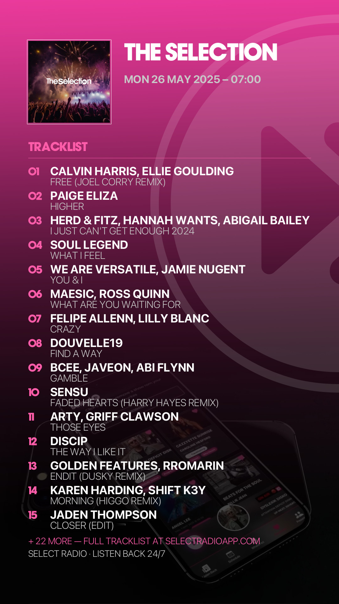 Tracklist Story Preview