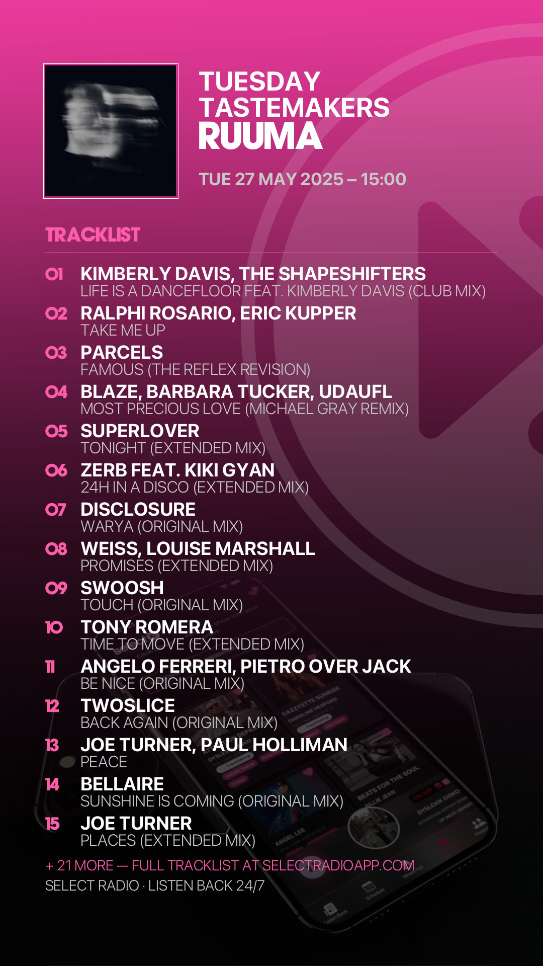 Tracklist Story Preview