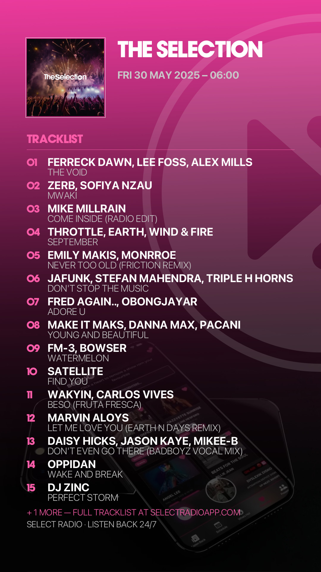 Tracklist Story Preview