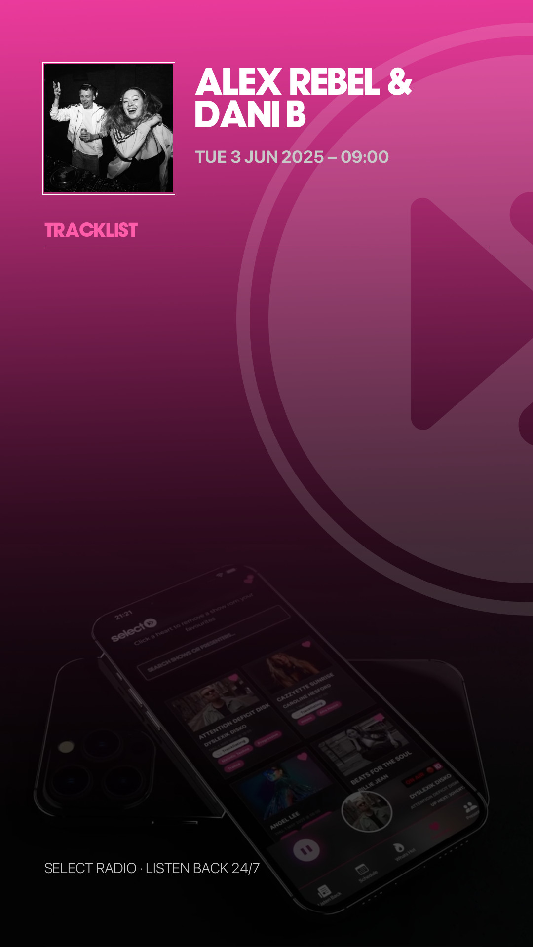 Tracklist Story Preview