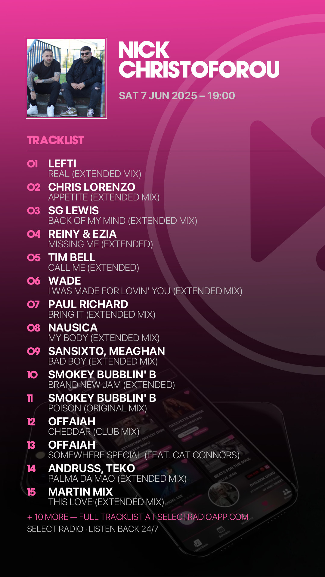 Tracklist Story Preview