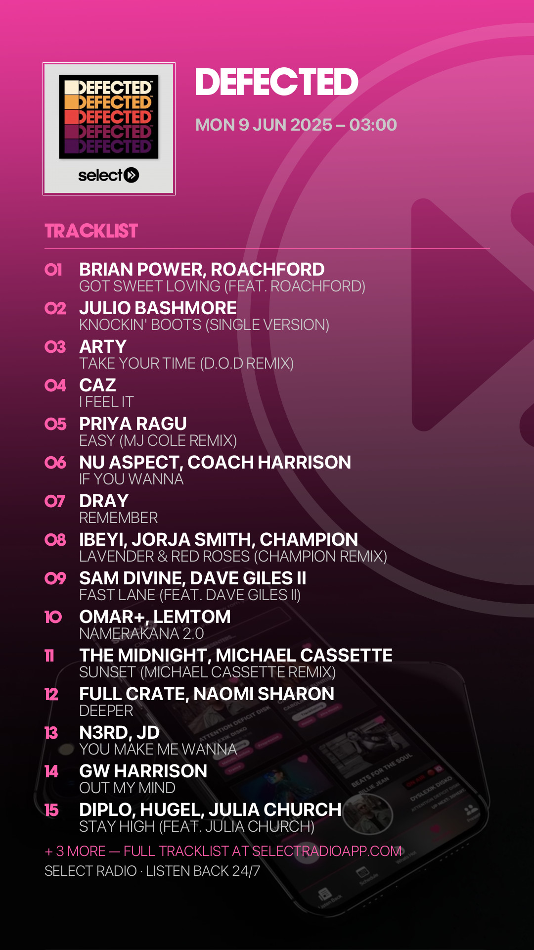 Tracklist Story Preview