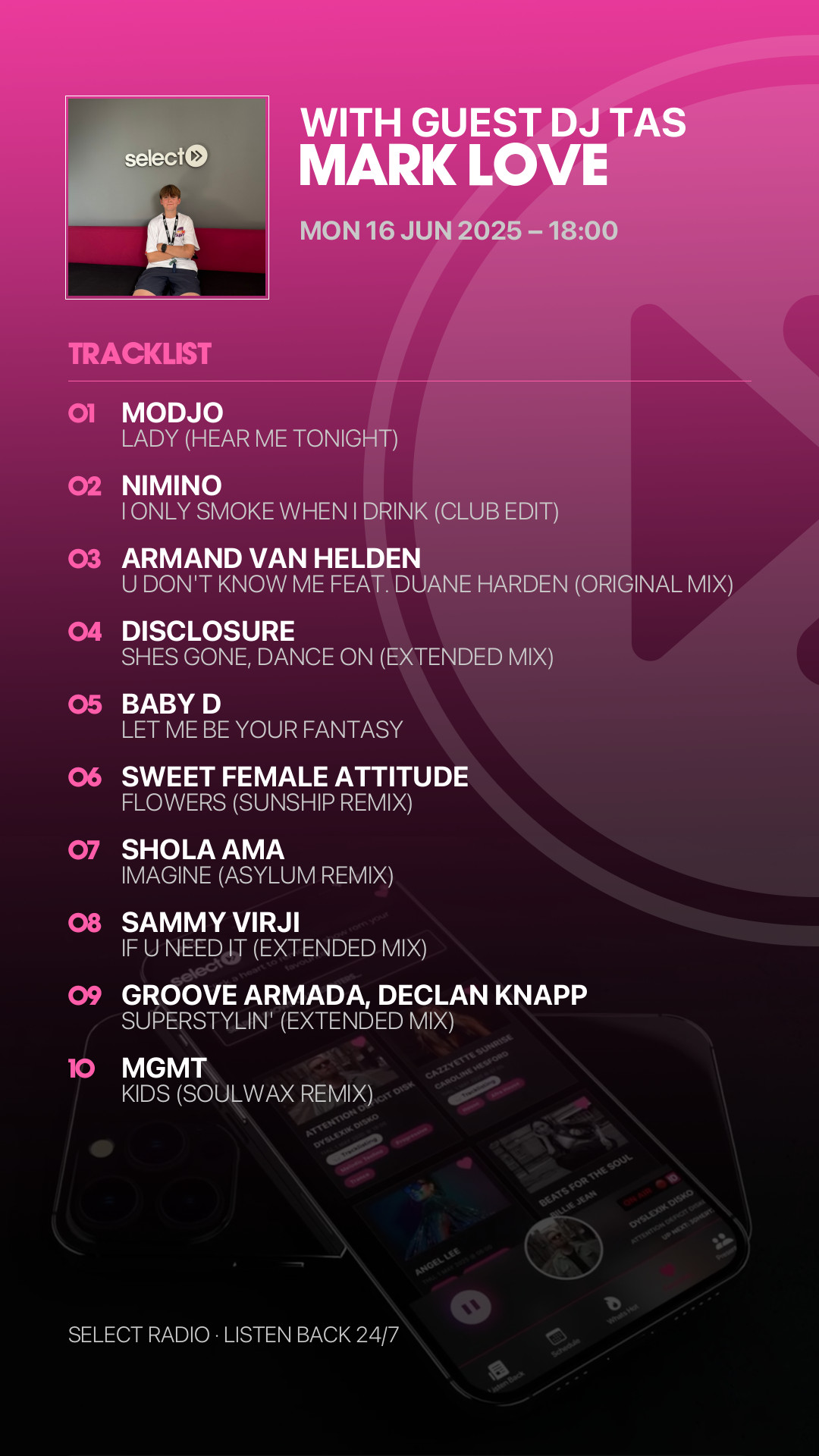 Tracklist Story Preview