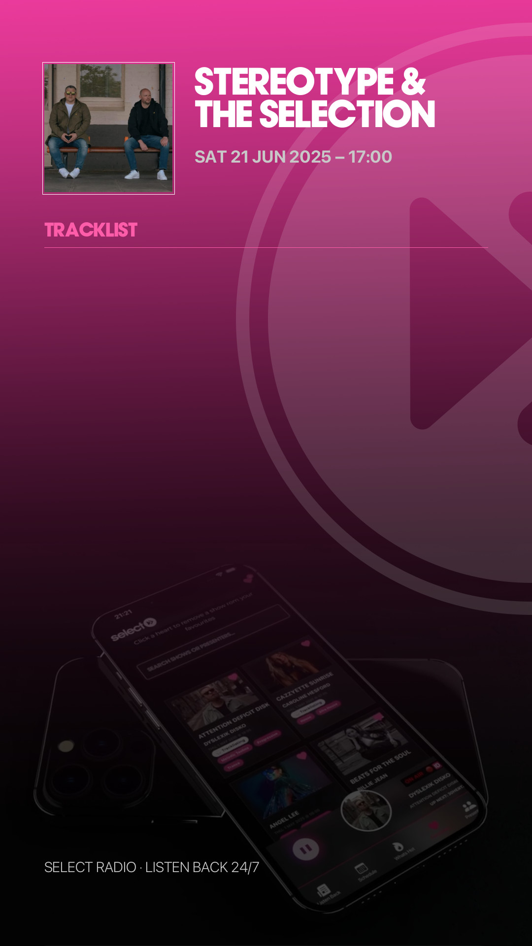 Tracklist Story Preview
