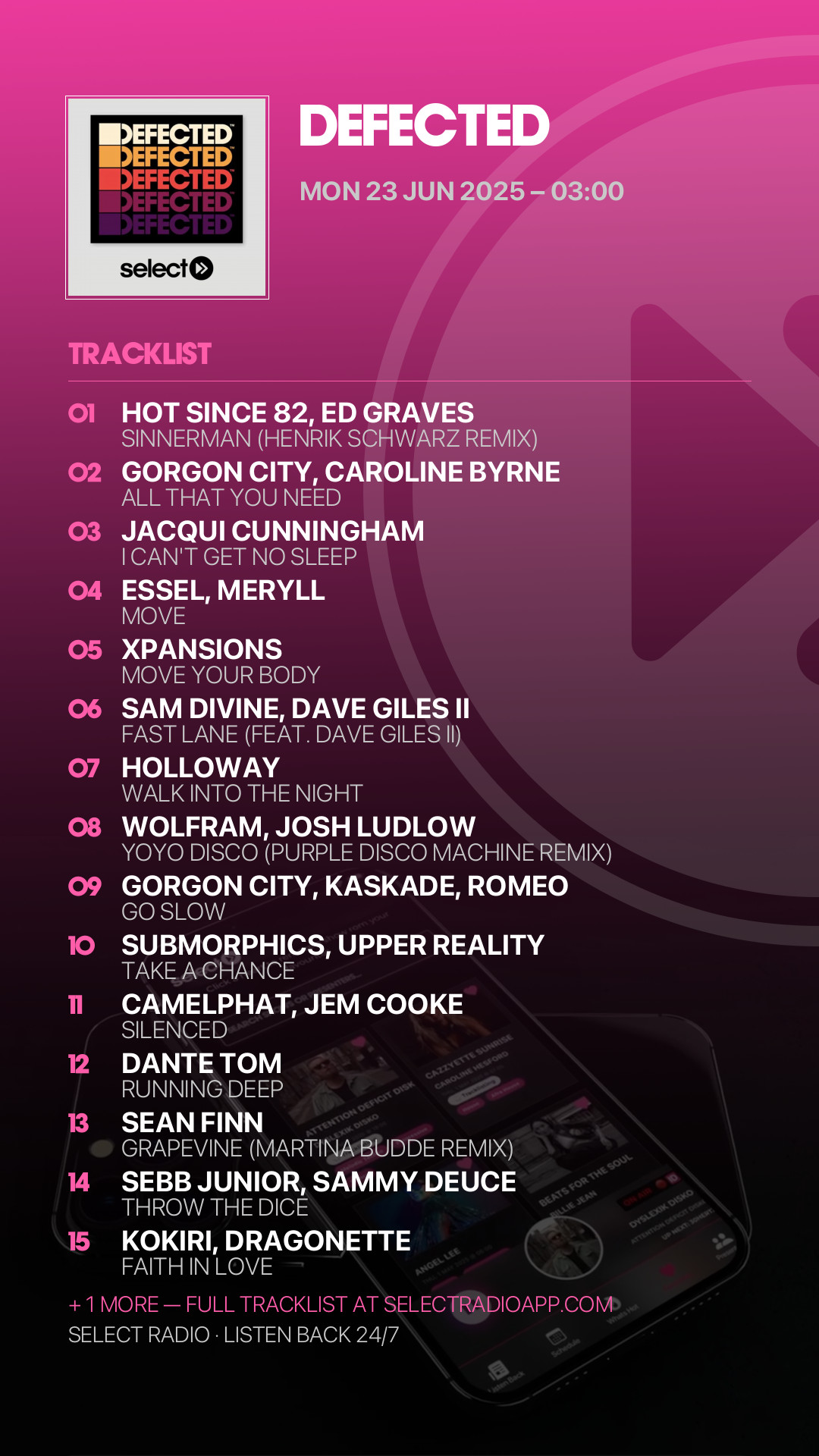 Tracklist Story Preview