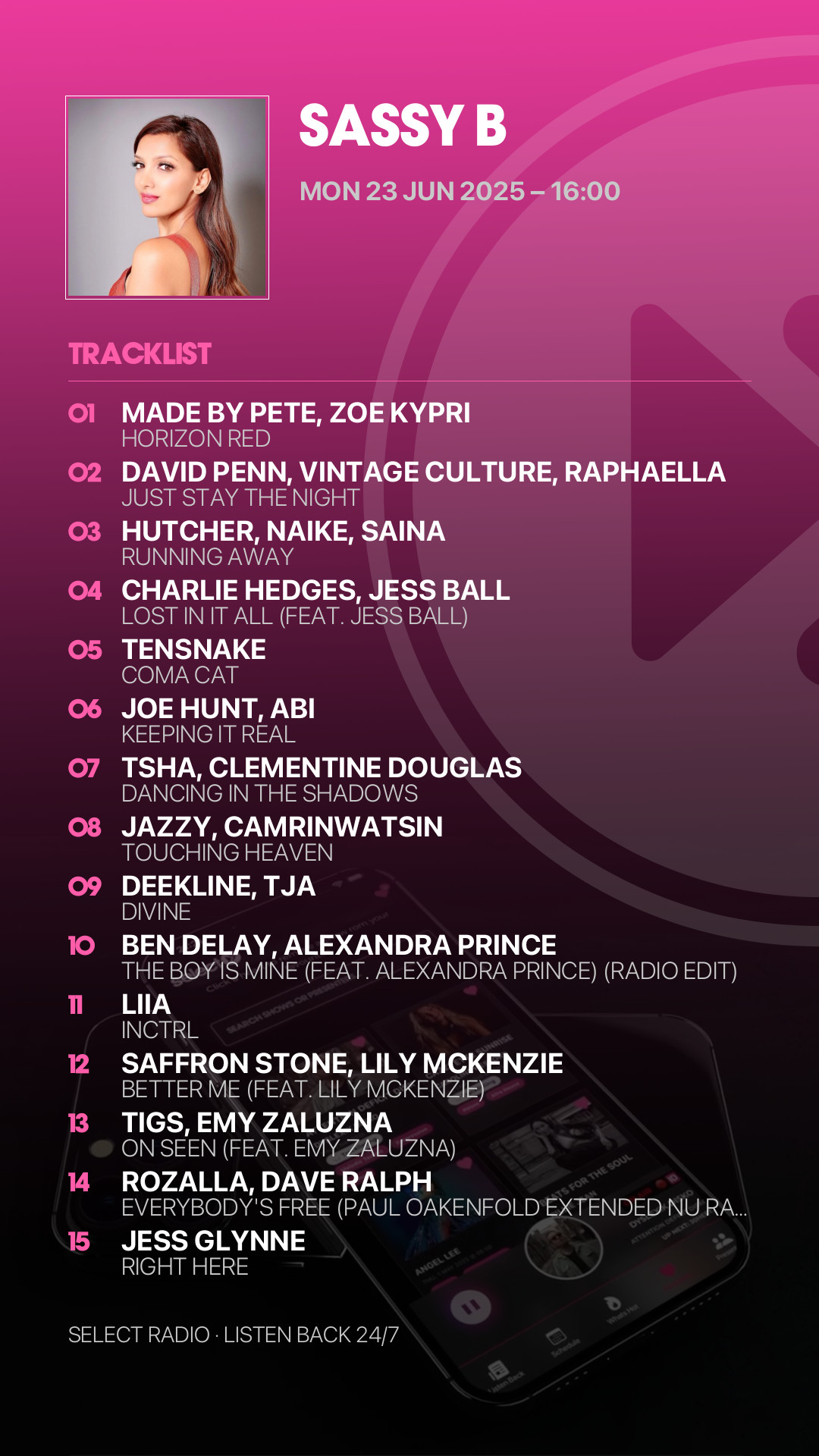 Tracklist Story Preview