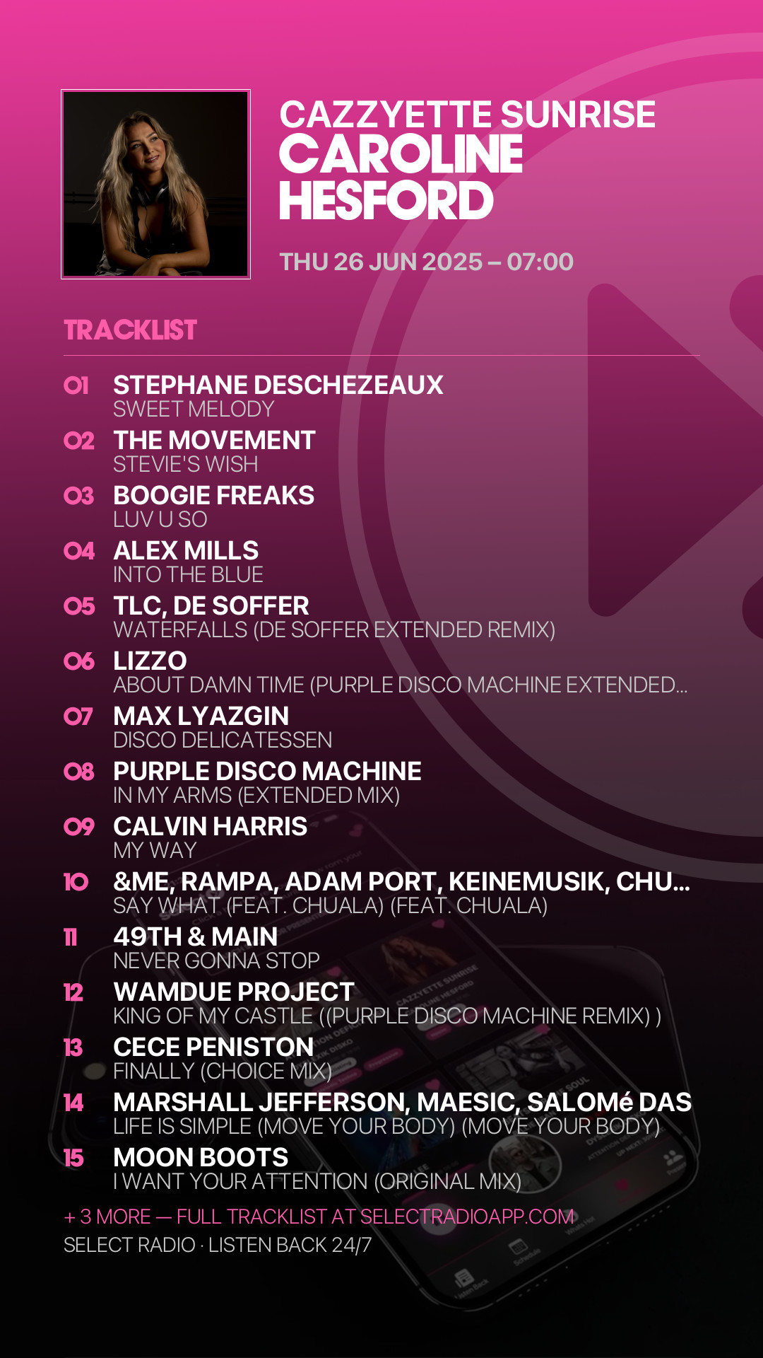 Tracklist Story Preview