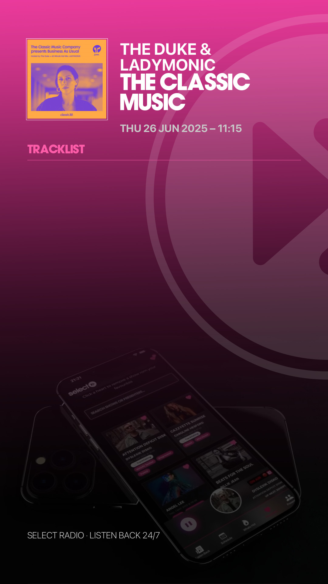 Tracklist Story Preview