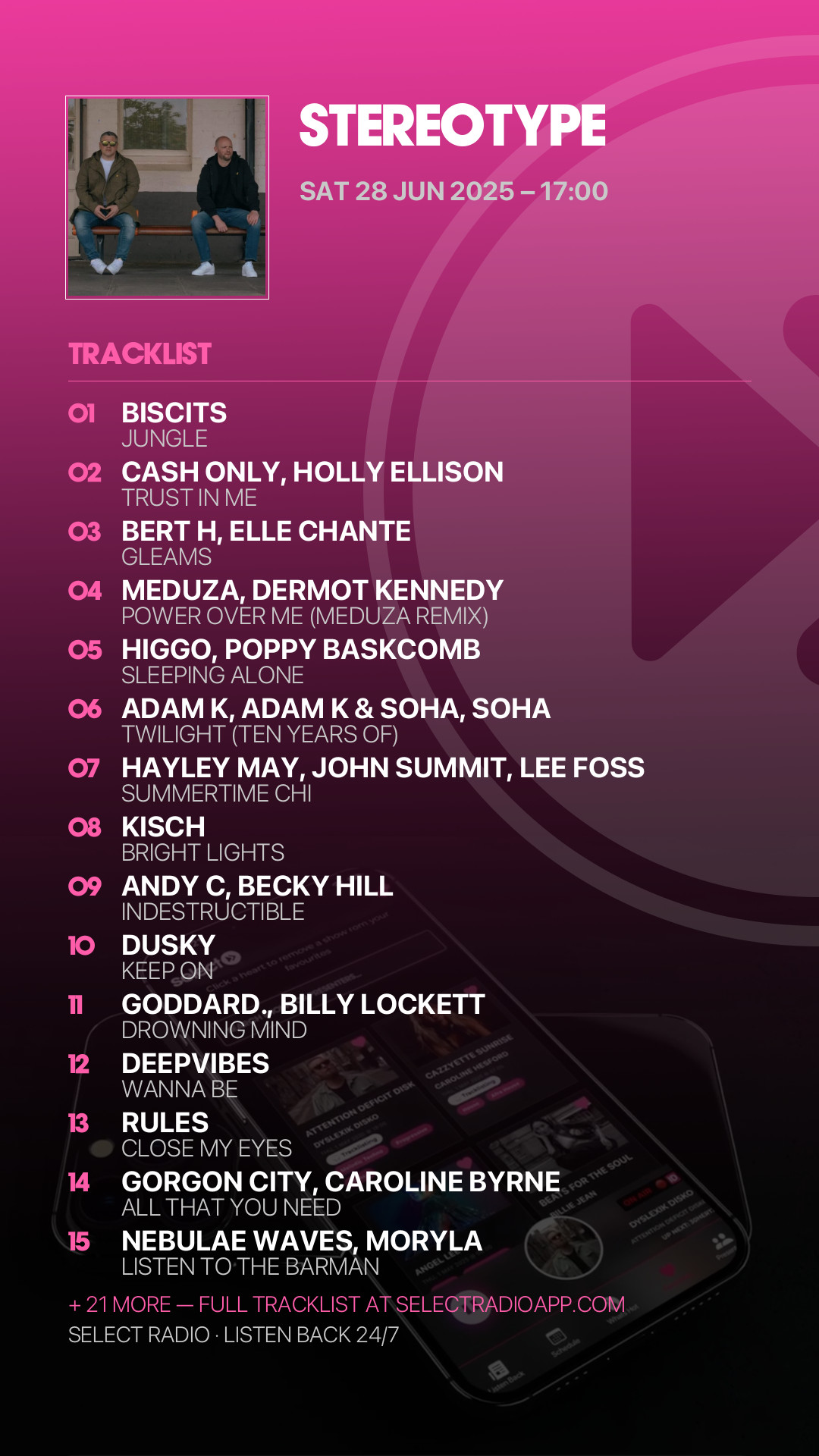 Tracklist Story Preview
