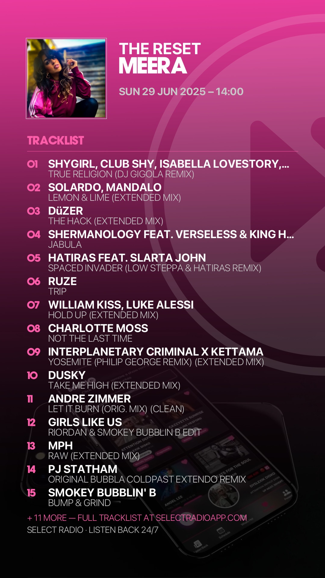 Tracklist Story Preview