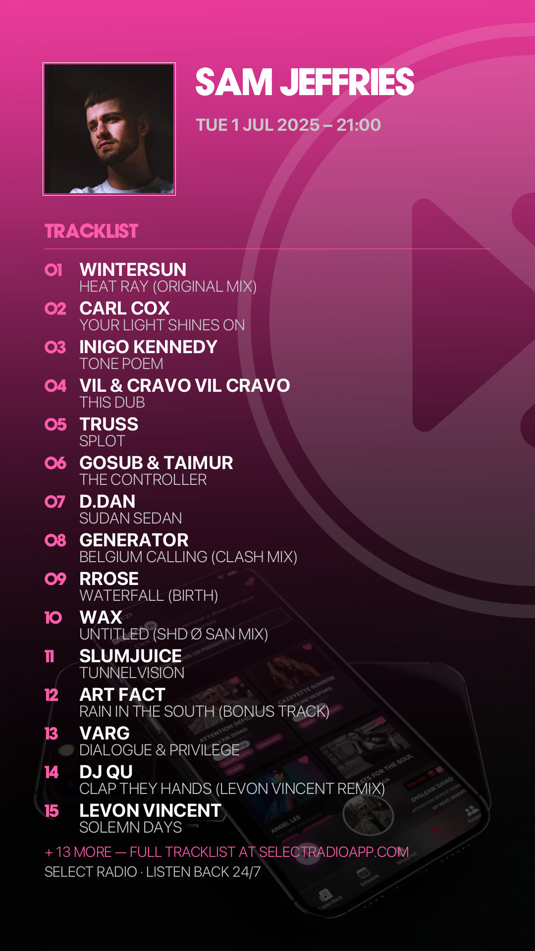 Tracklist Story Preview