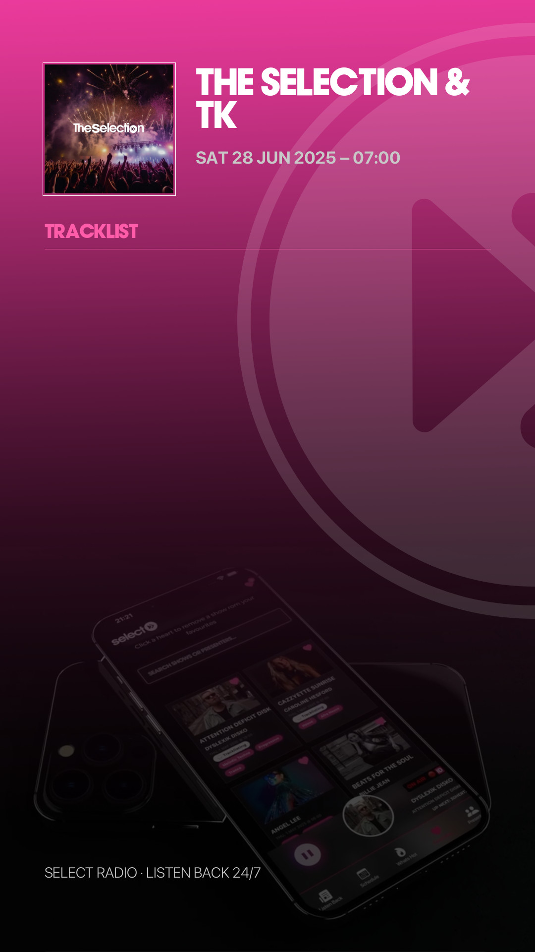 Tracklist Story Preview