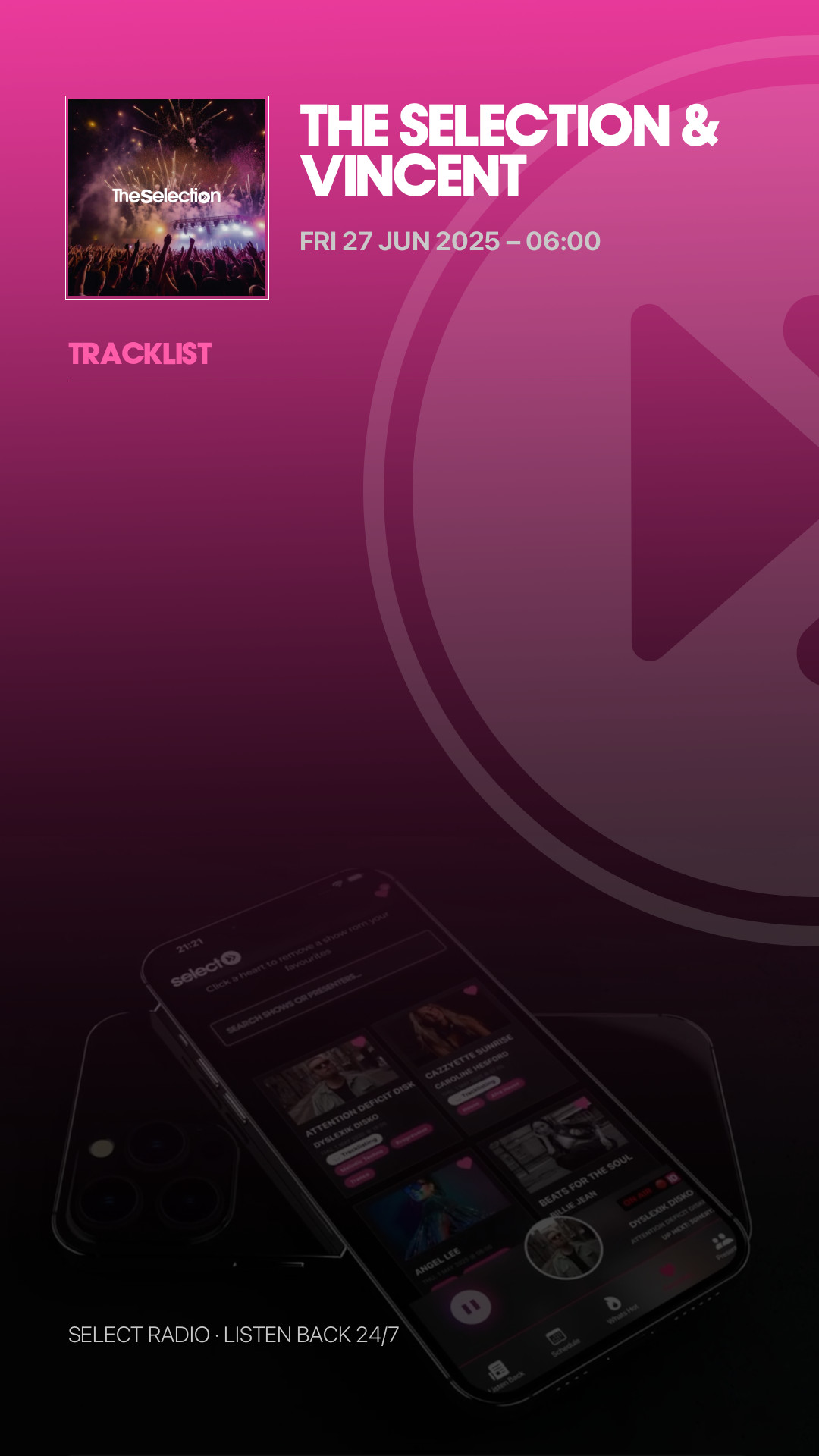 Tracklist Story Preview