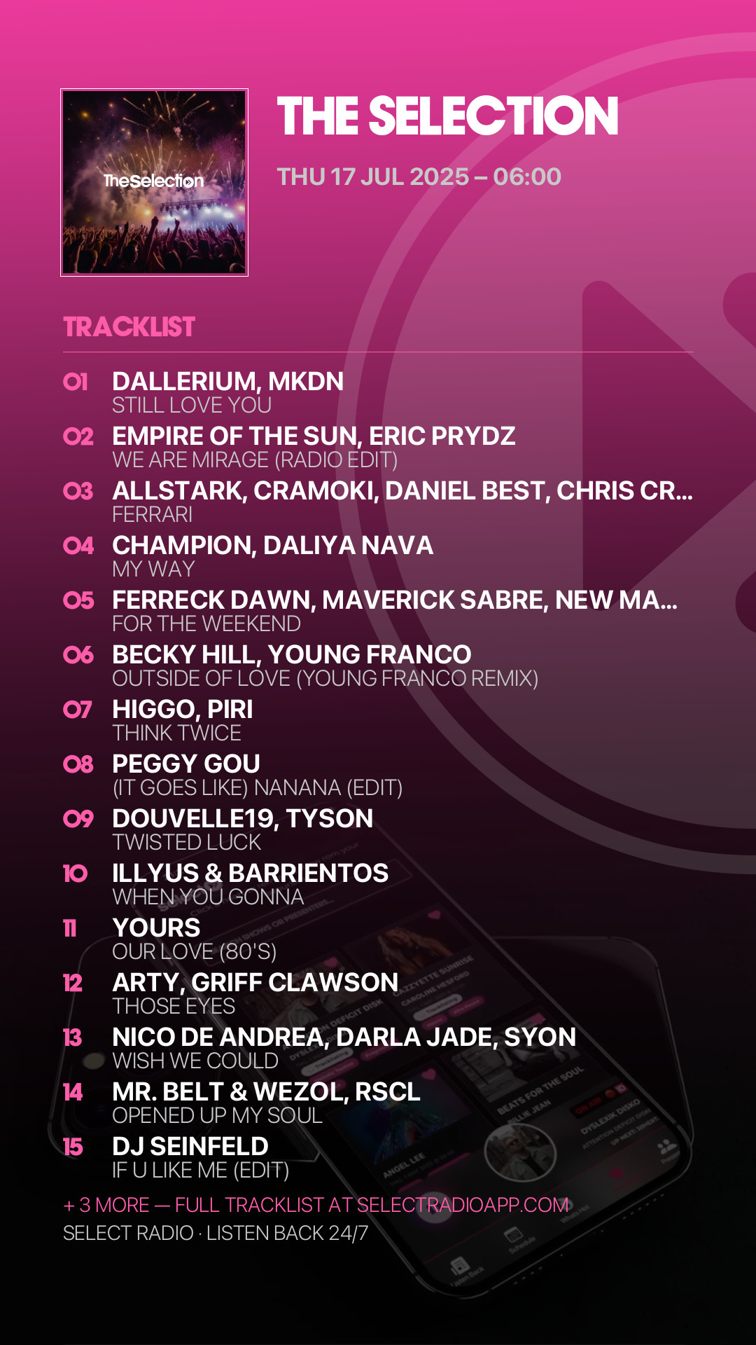Tracklist Story Preview