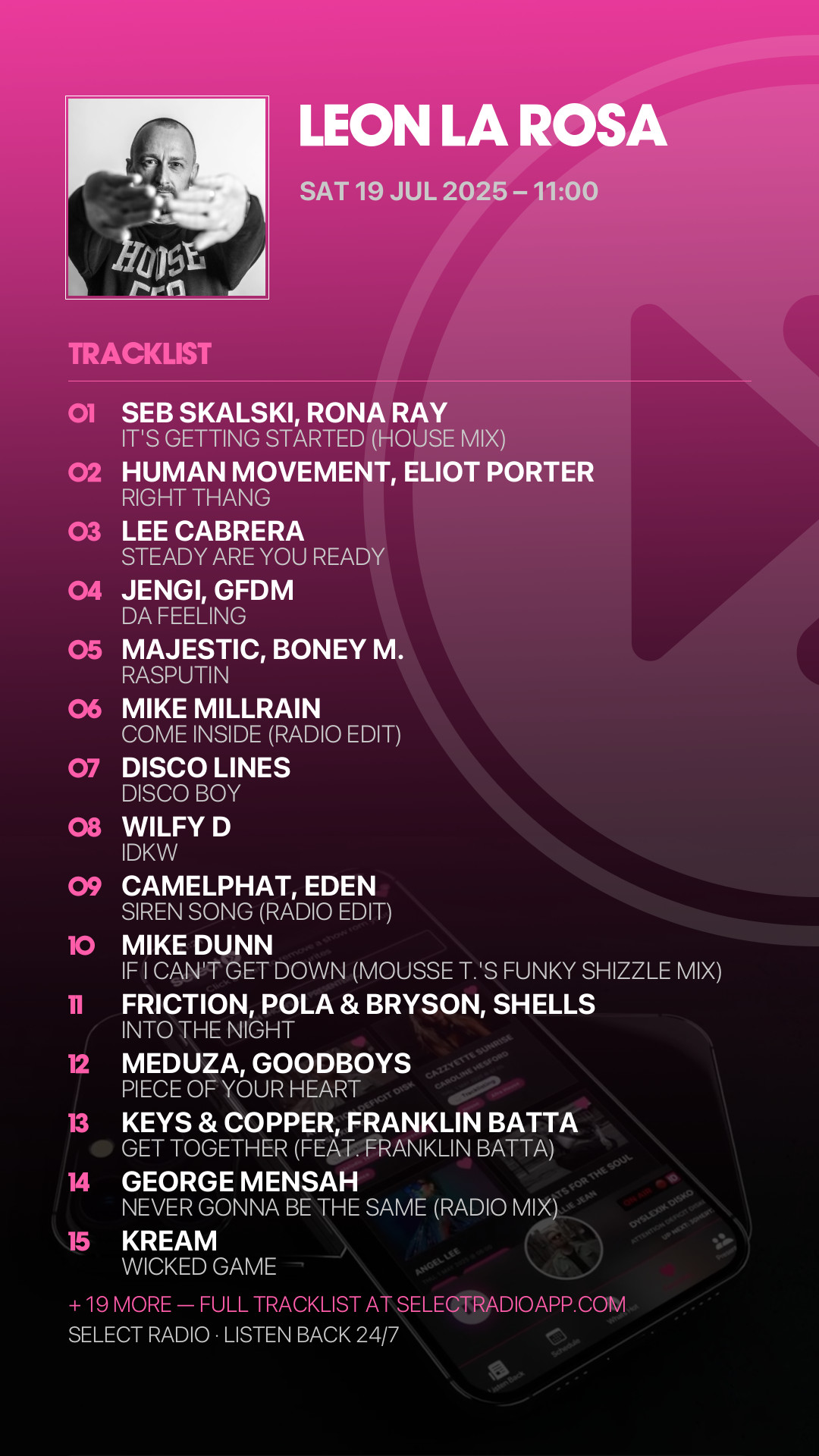 Tracklist Story Preview