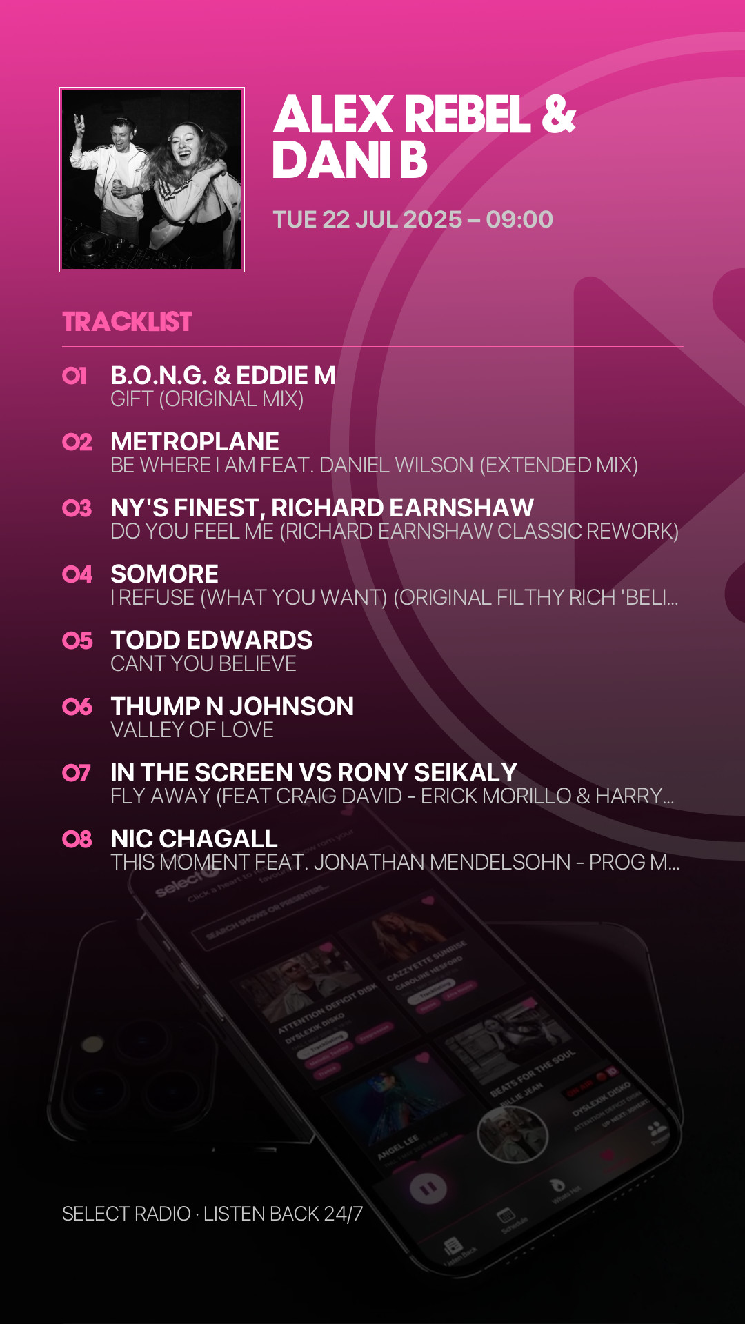Tracklist Story Preview