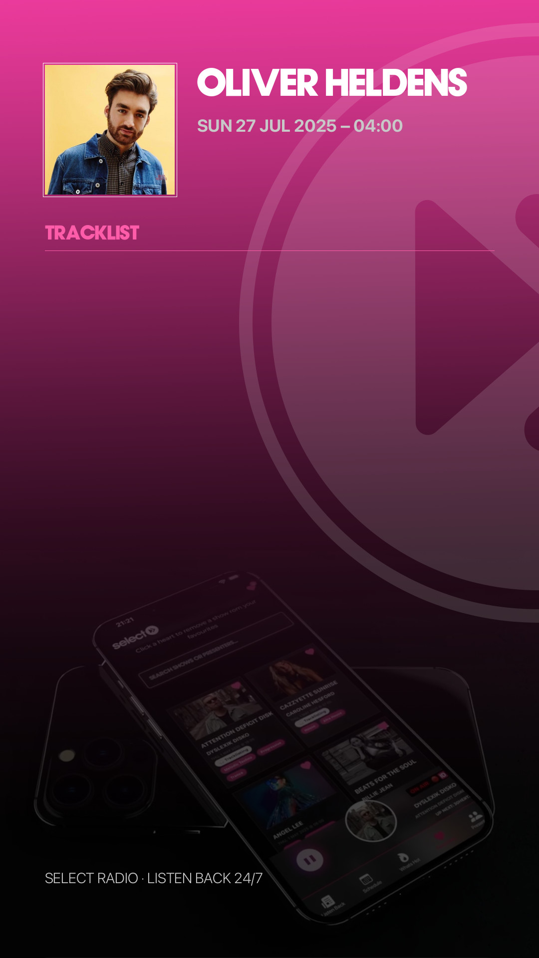 Tracklist Story Preview