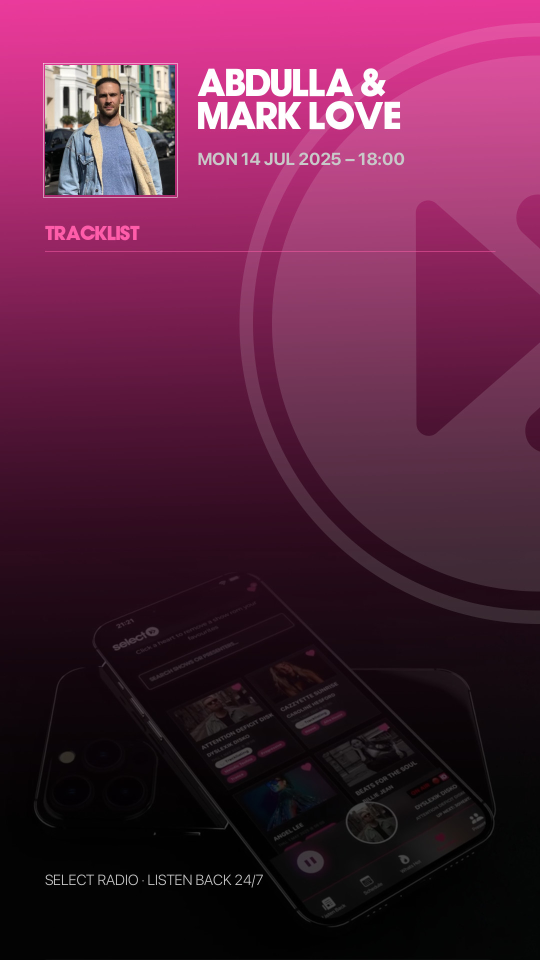 Tracklist Story Preview