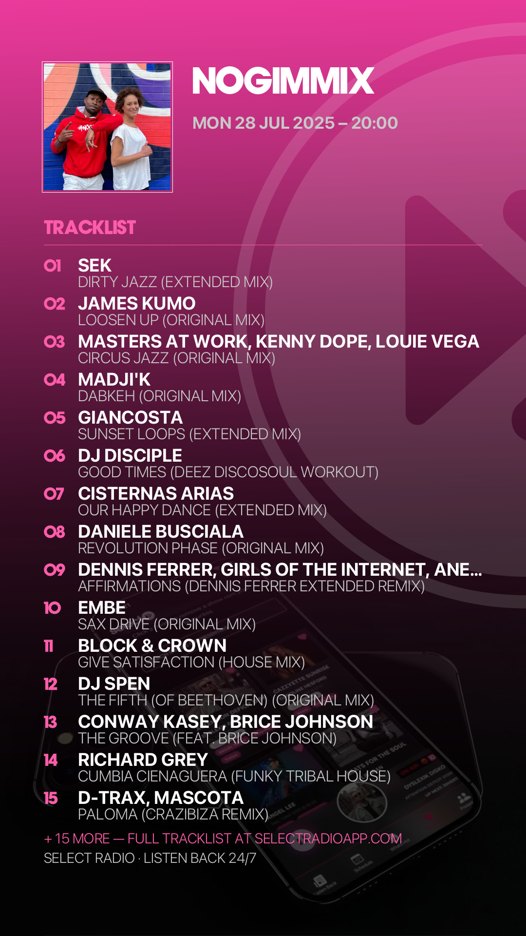 Tracklist Story Preview