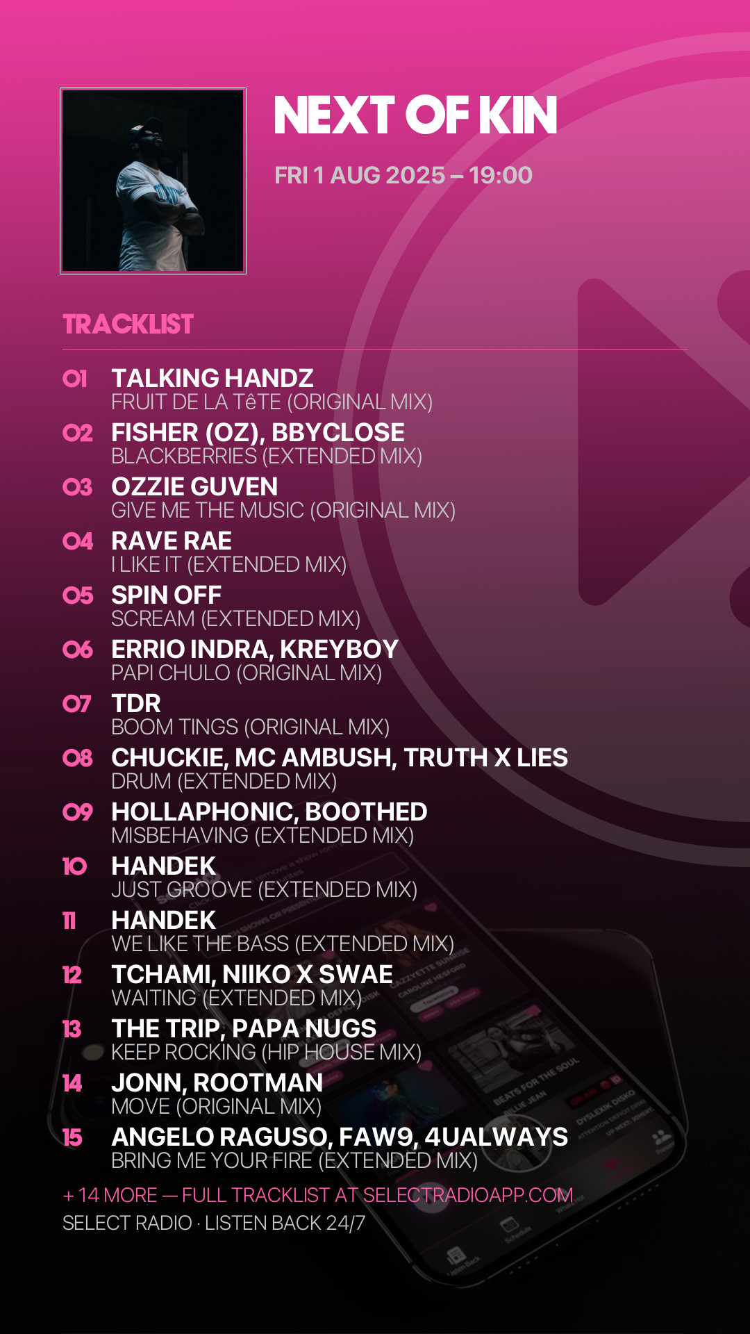 Tracklist Story Preview