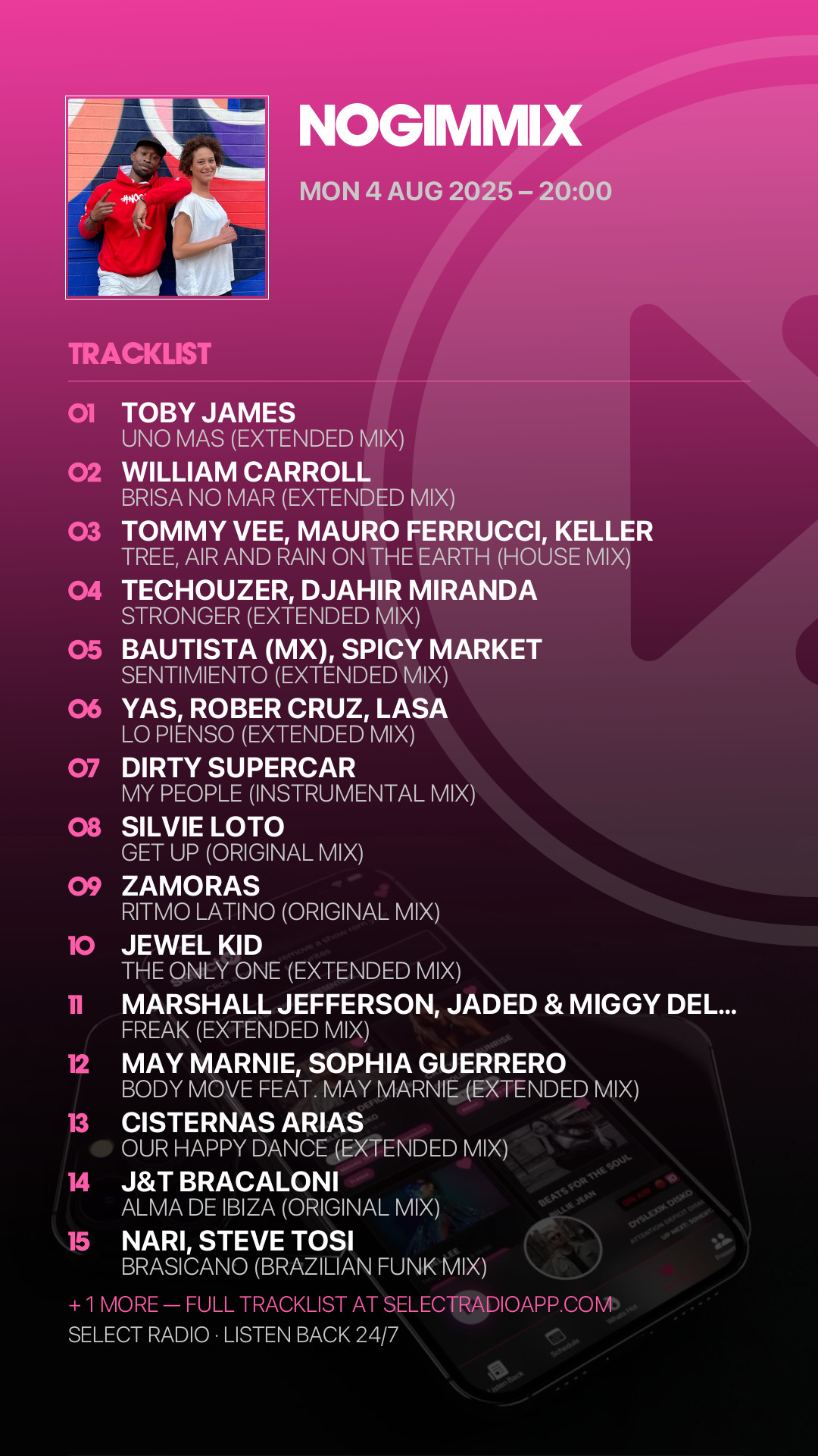 Tracklist Story Preview