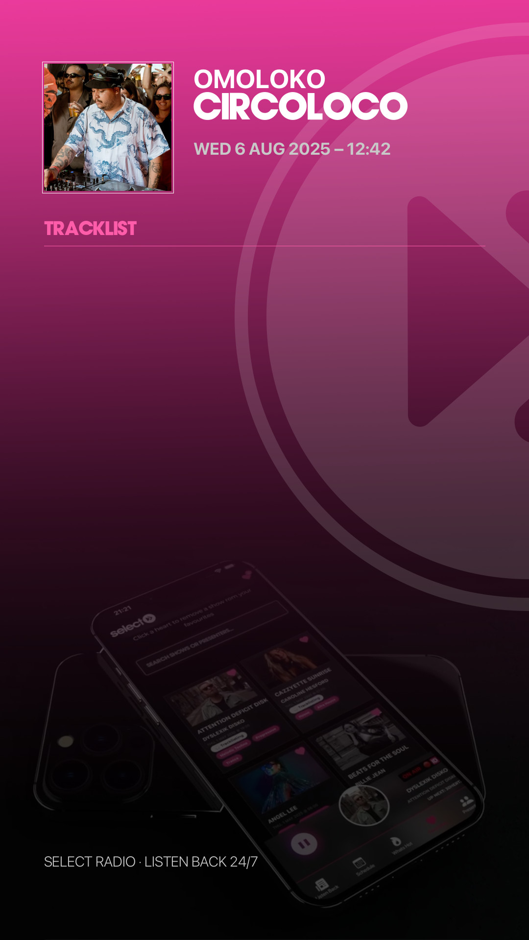 Tracklist Story Preview