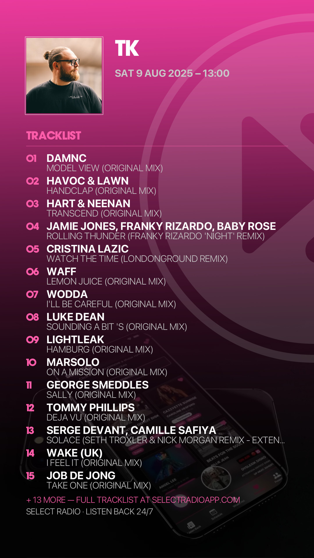 Tracklist Story Preview