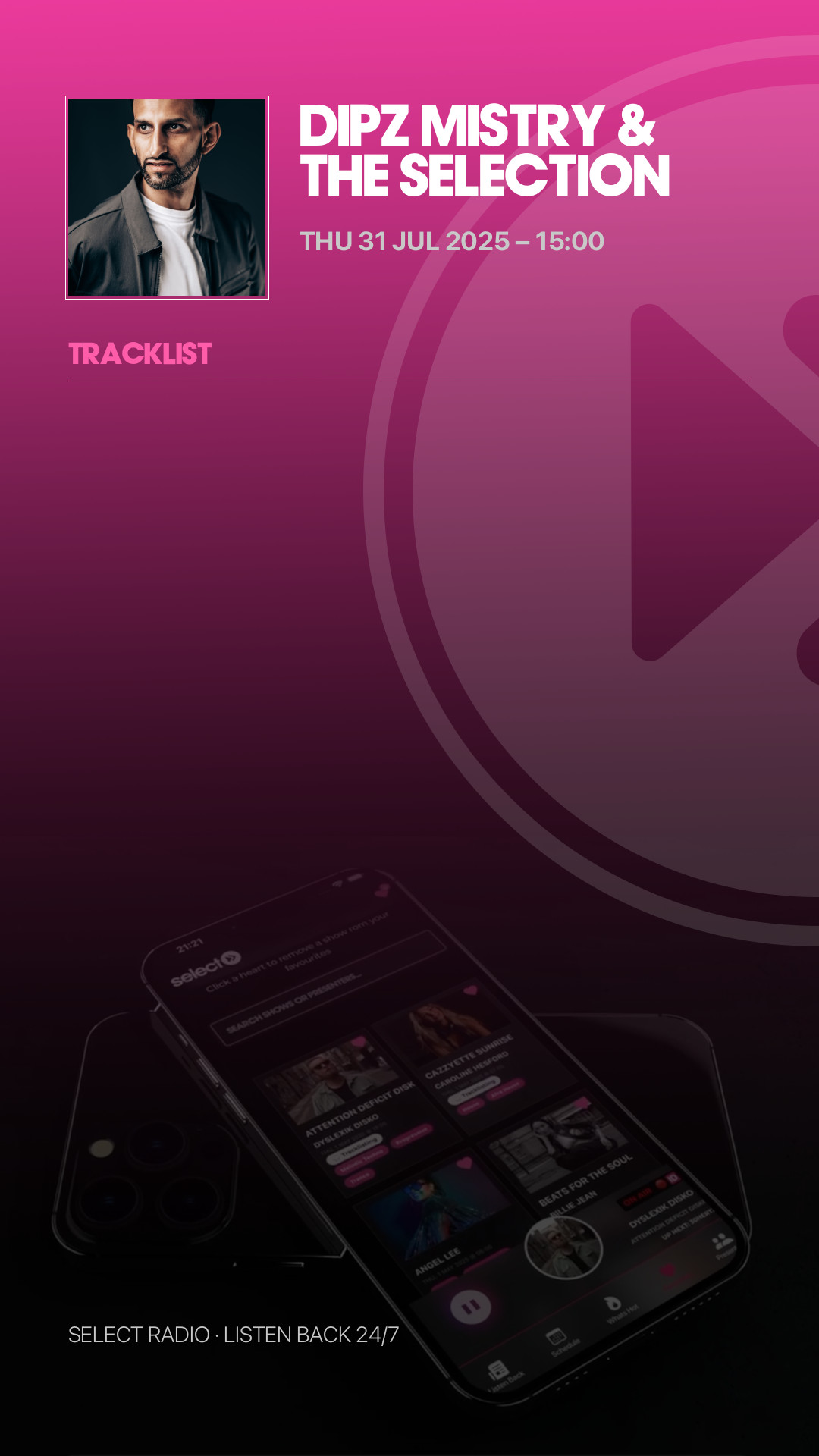 Tracklist Story Preview
