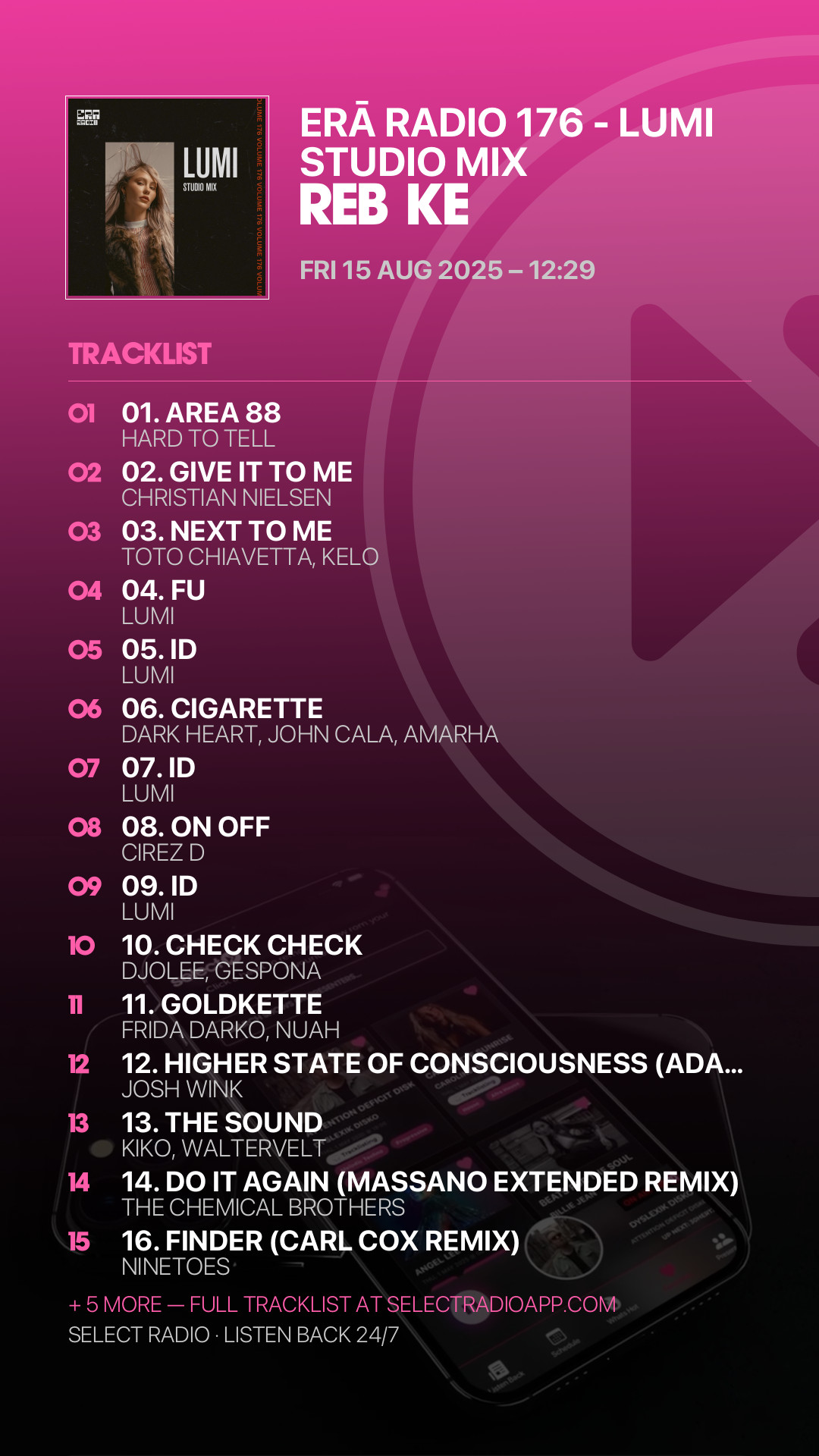 Tracklist Story Preview