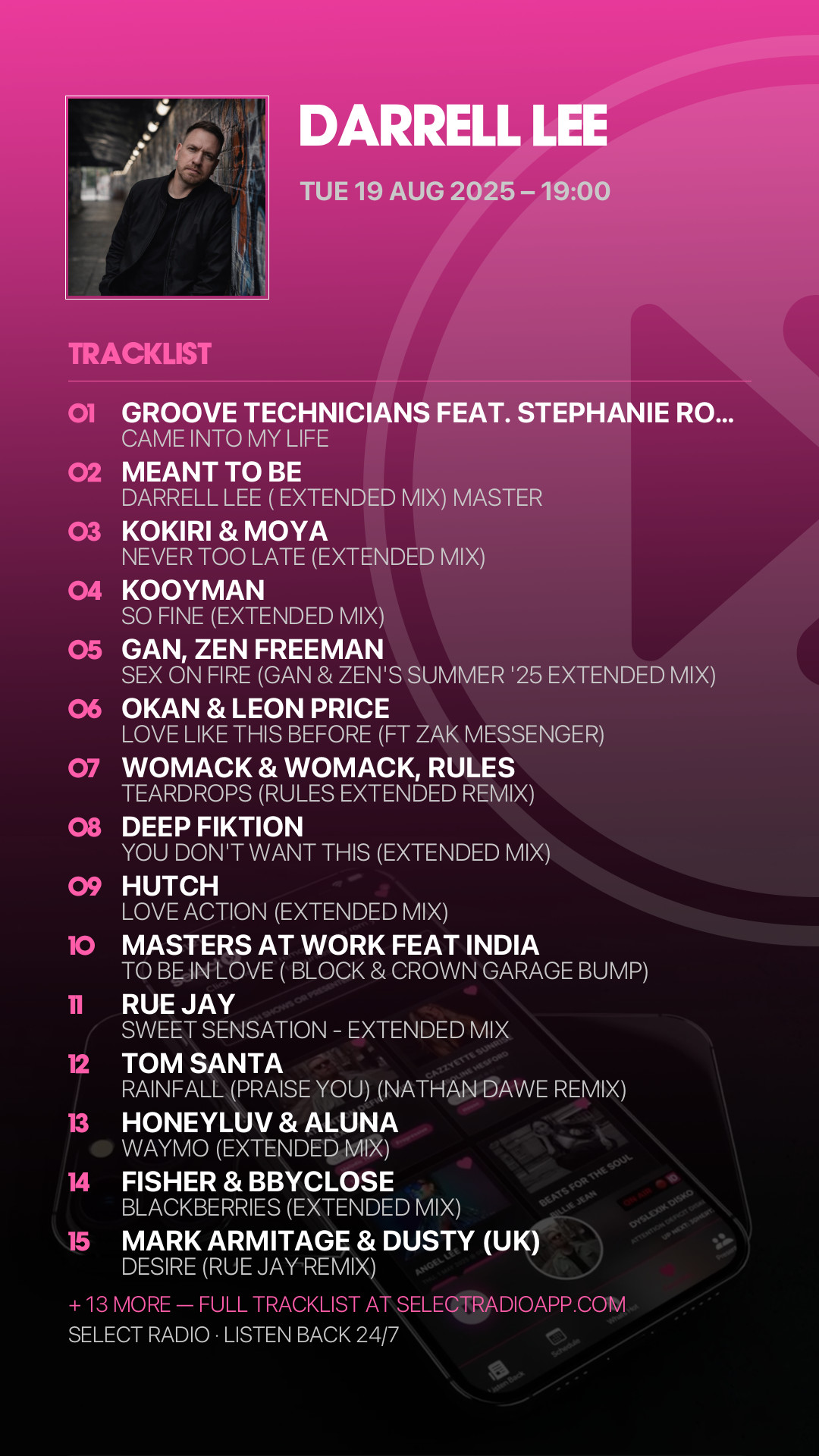 Tracklist Story Preview