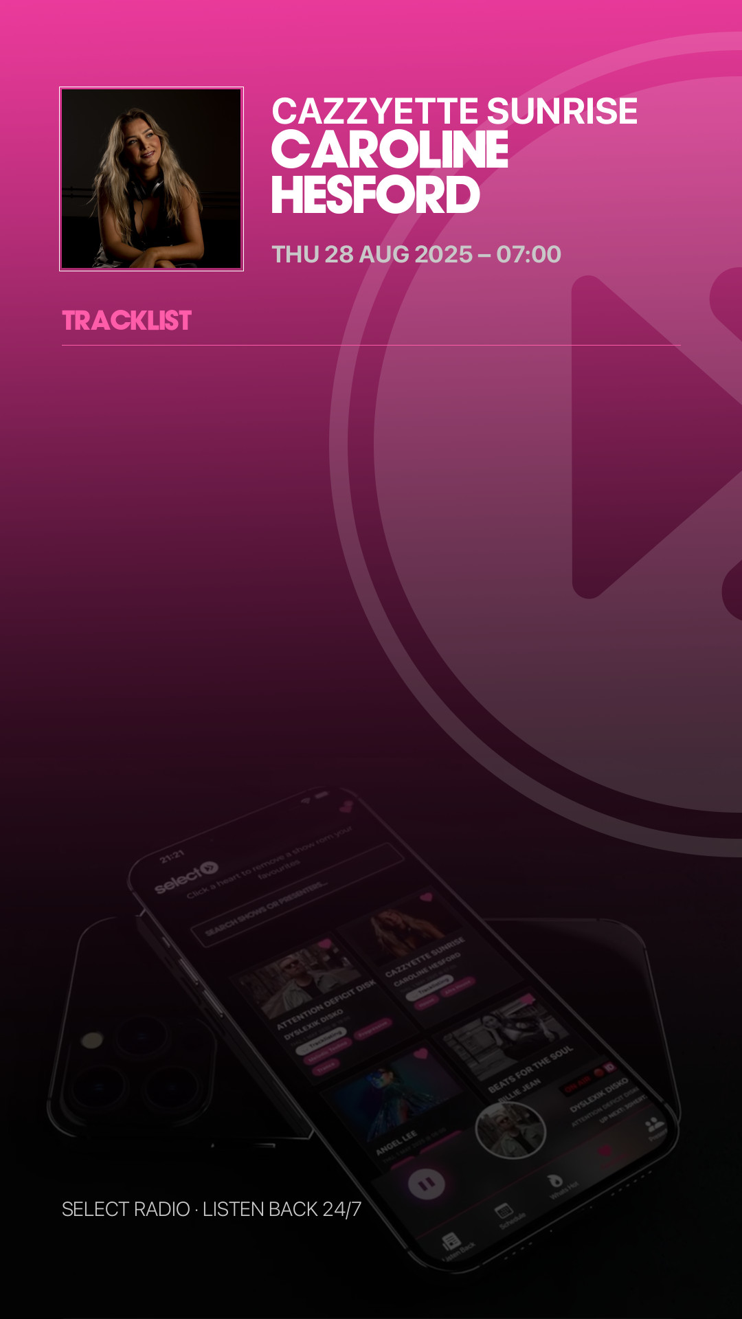 Tracklist Story Preview