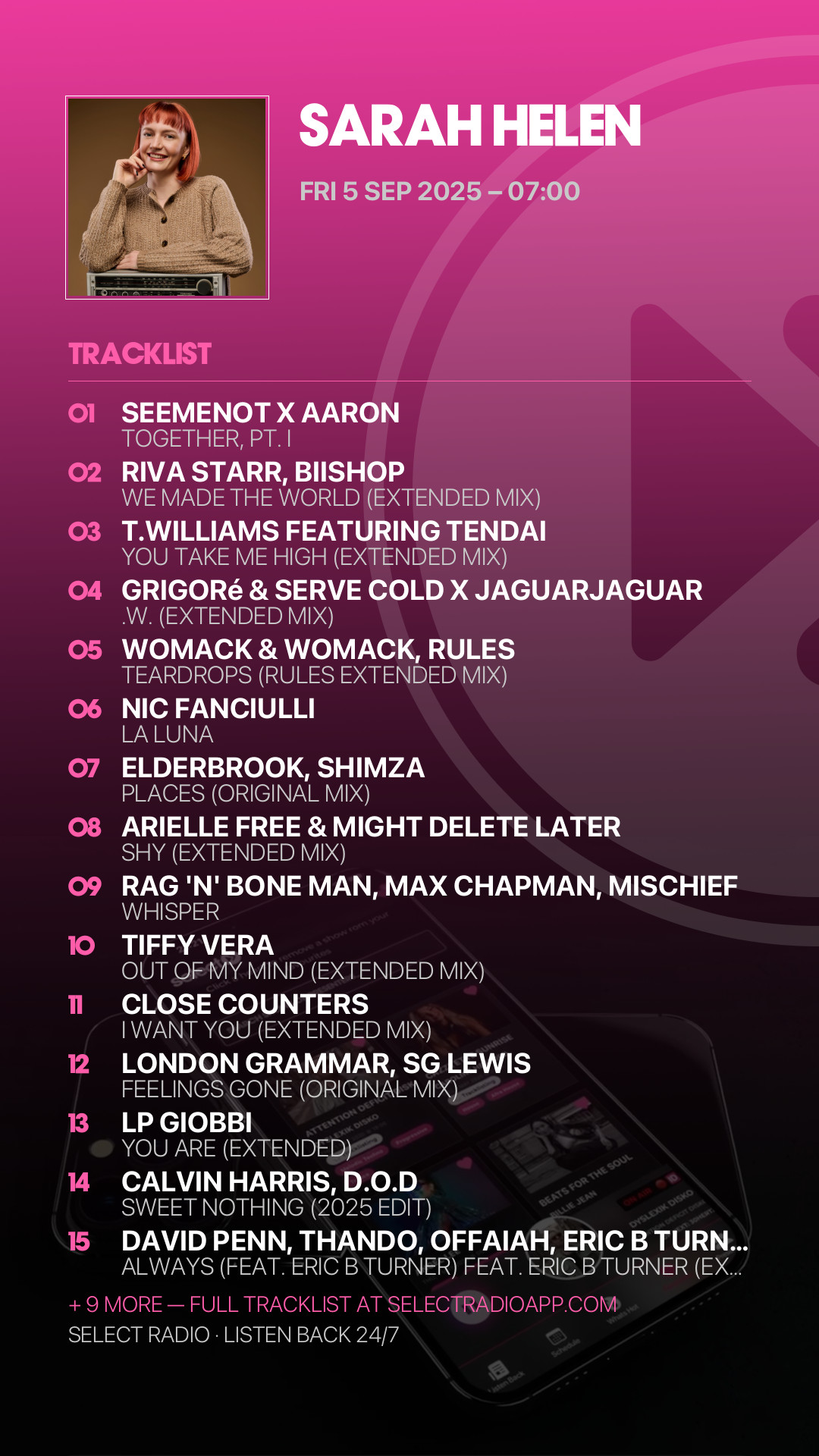Tracklist Story Preview