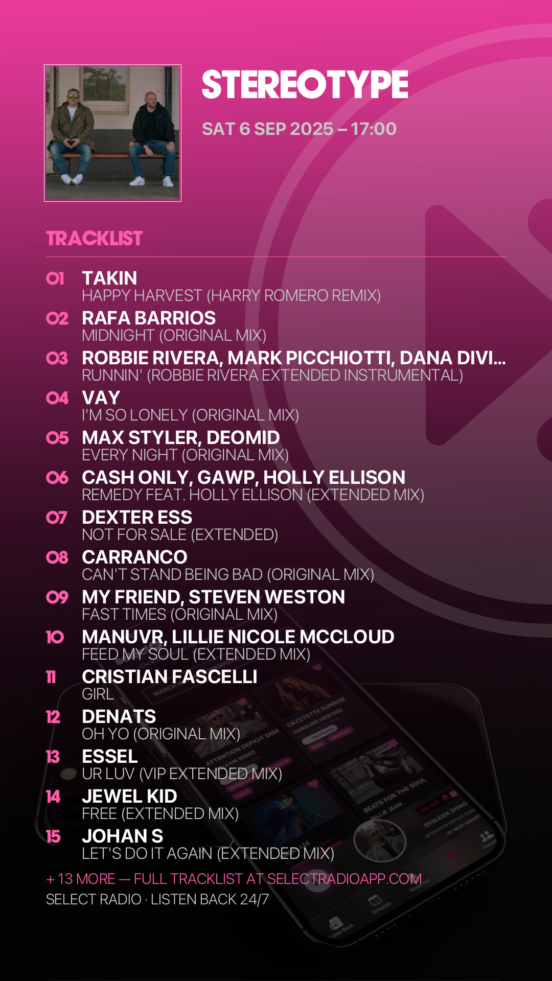 Tracklist Story Preview