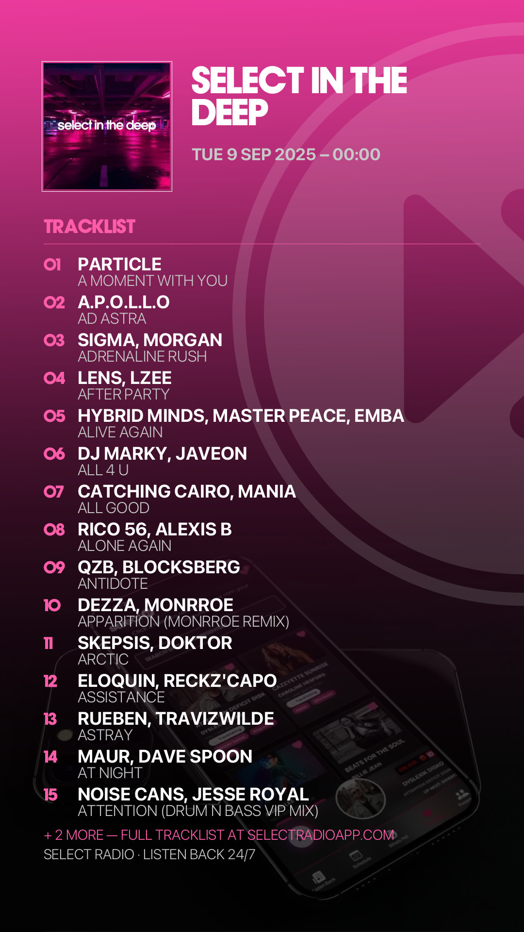 Tracklist Story Preview
