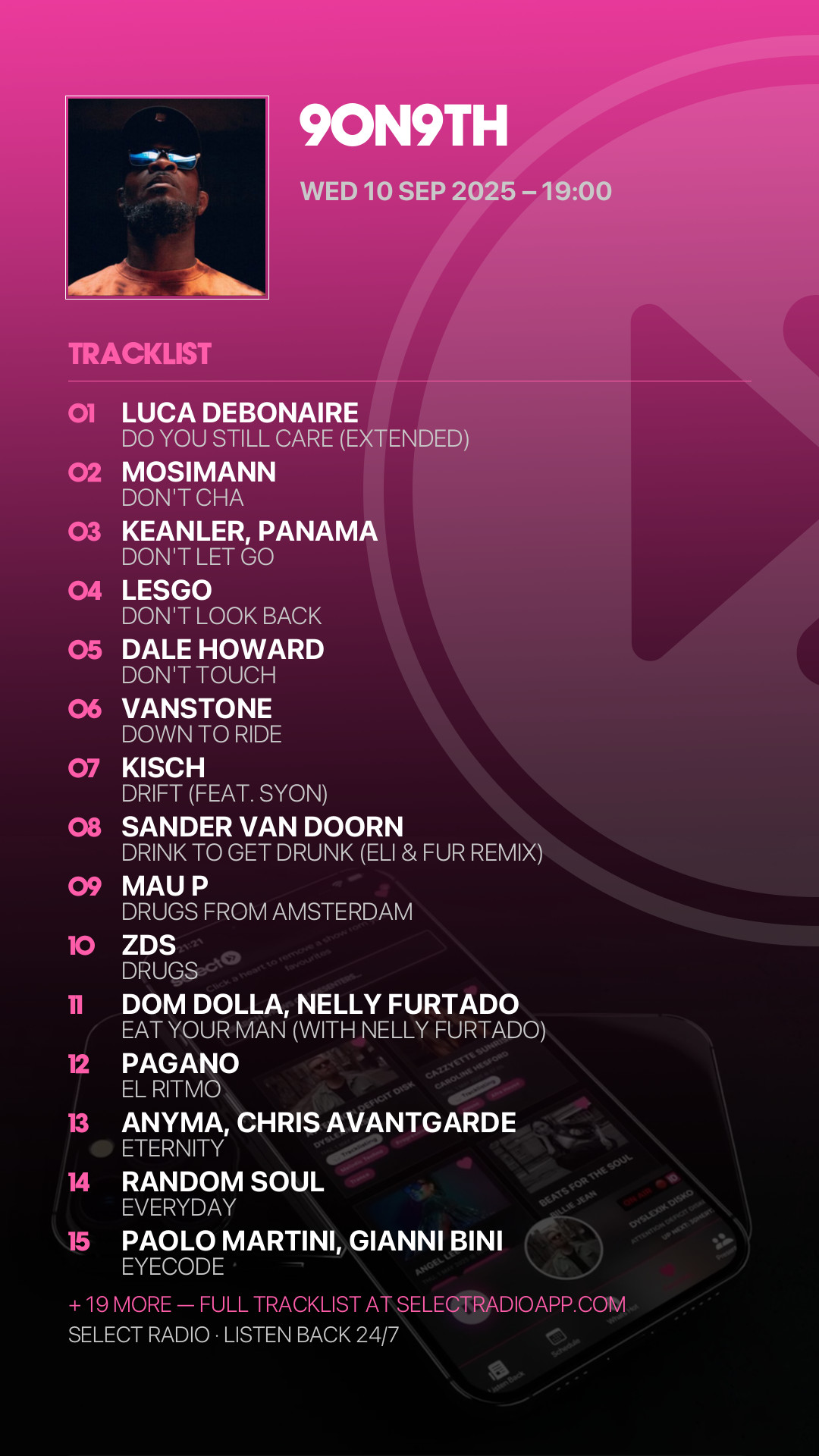 Tracklist Story Preview