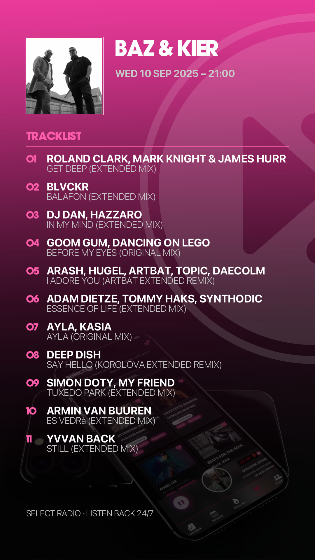 Tracklist Story Preview